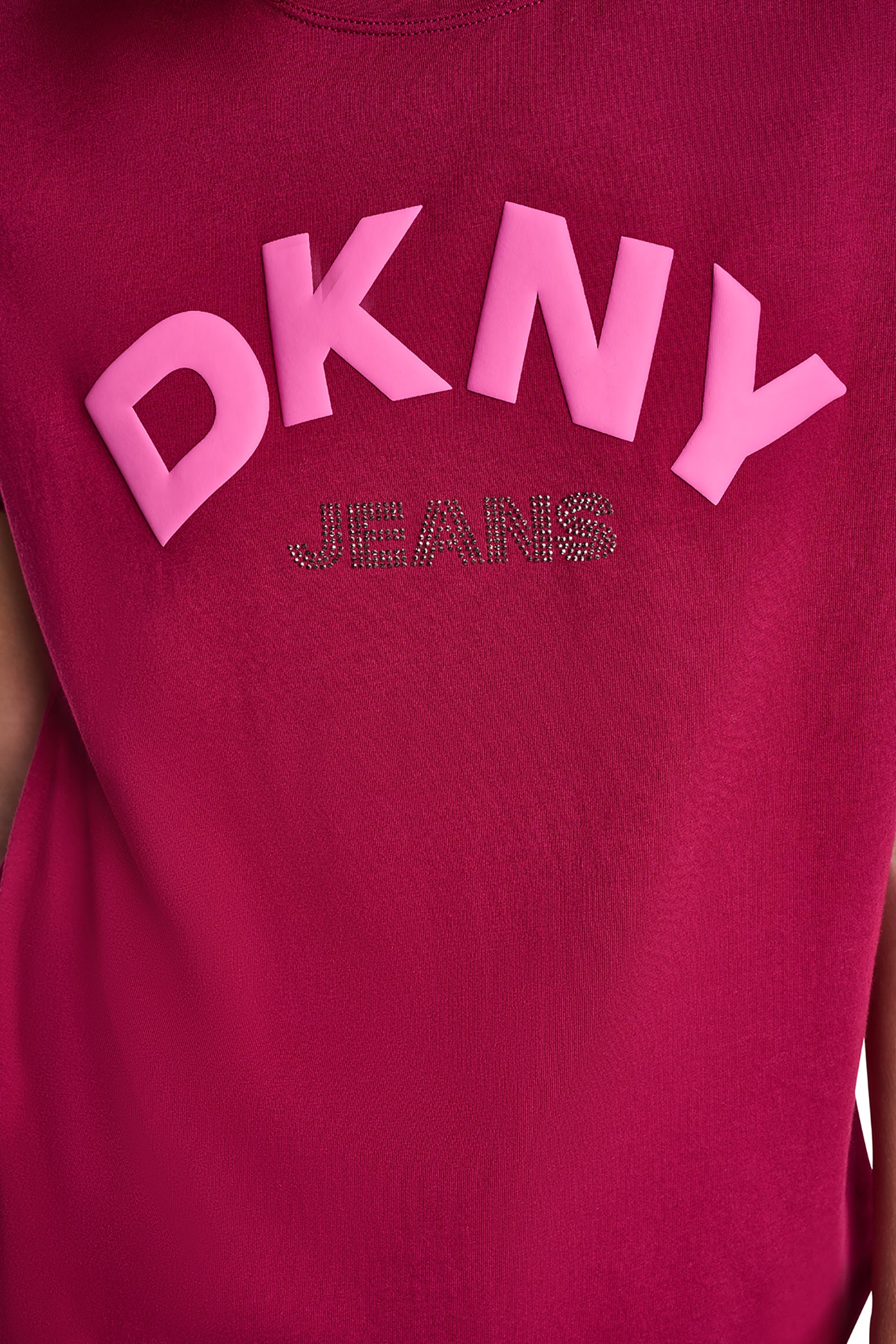 ARCHED RHINESTONE LOGO TEE VIEW 3
