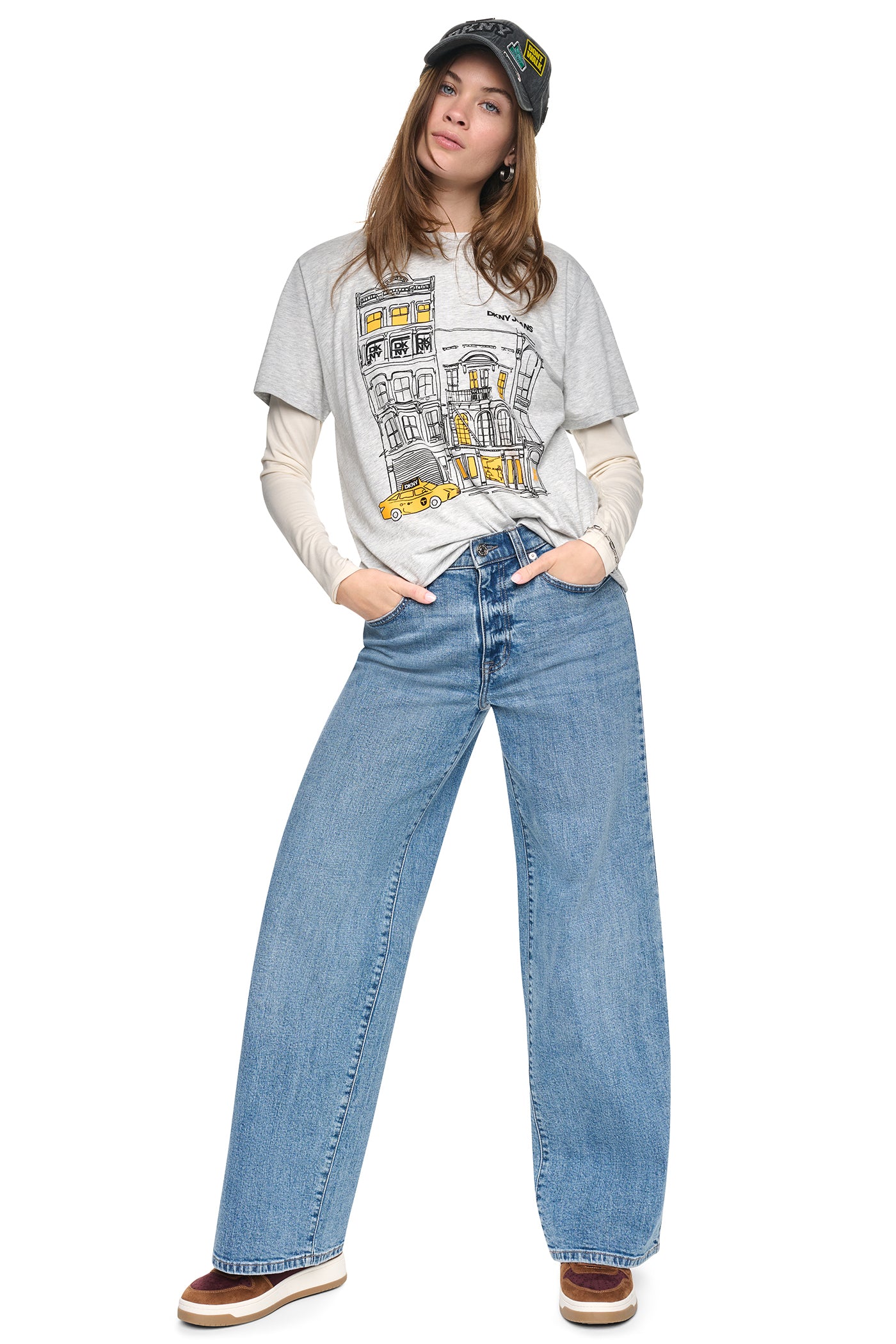 DOWNTOWN SKETCH TEE VIEW 5 | New clothing