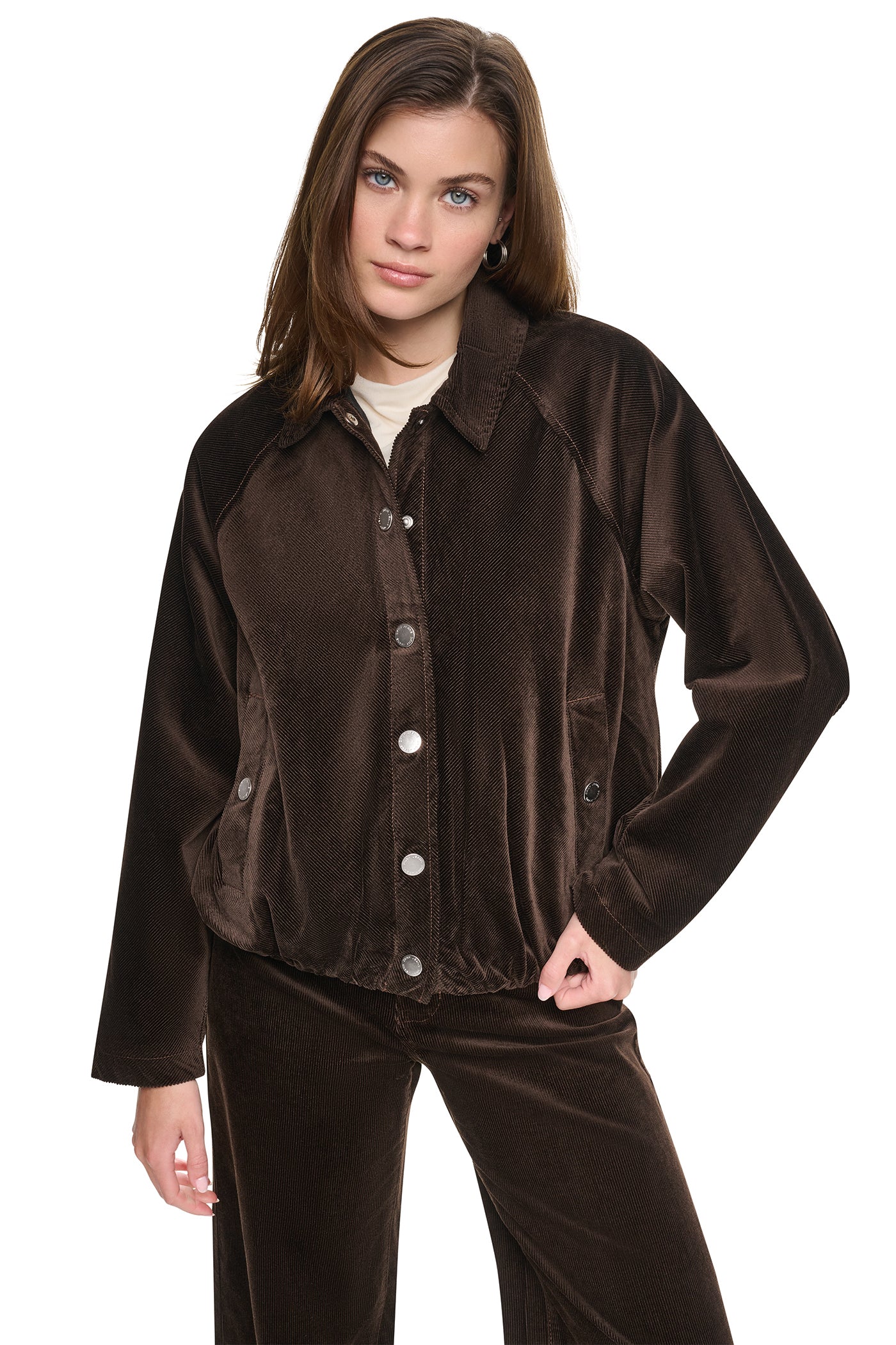 RAGLAN SLEEVE BUBBLE JACKET VIEW 2