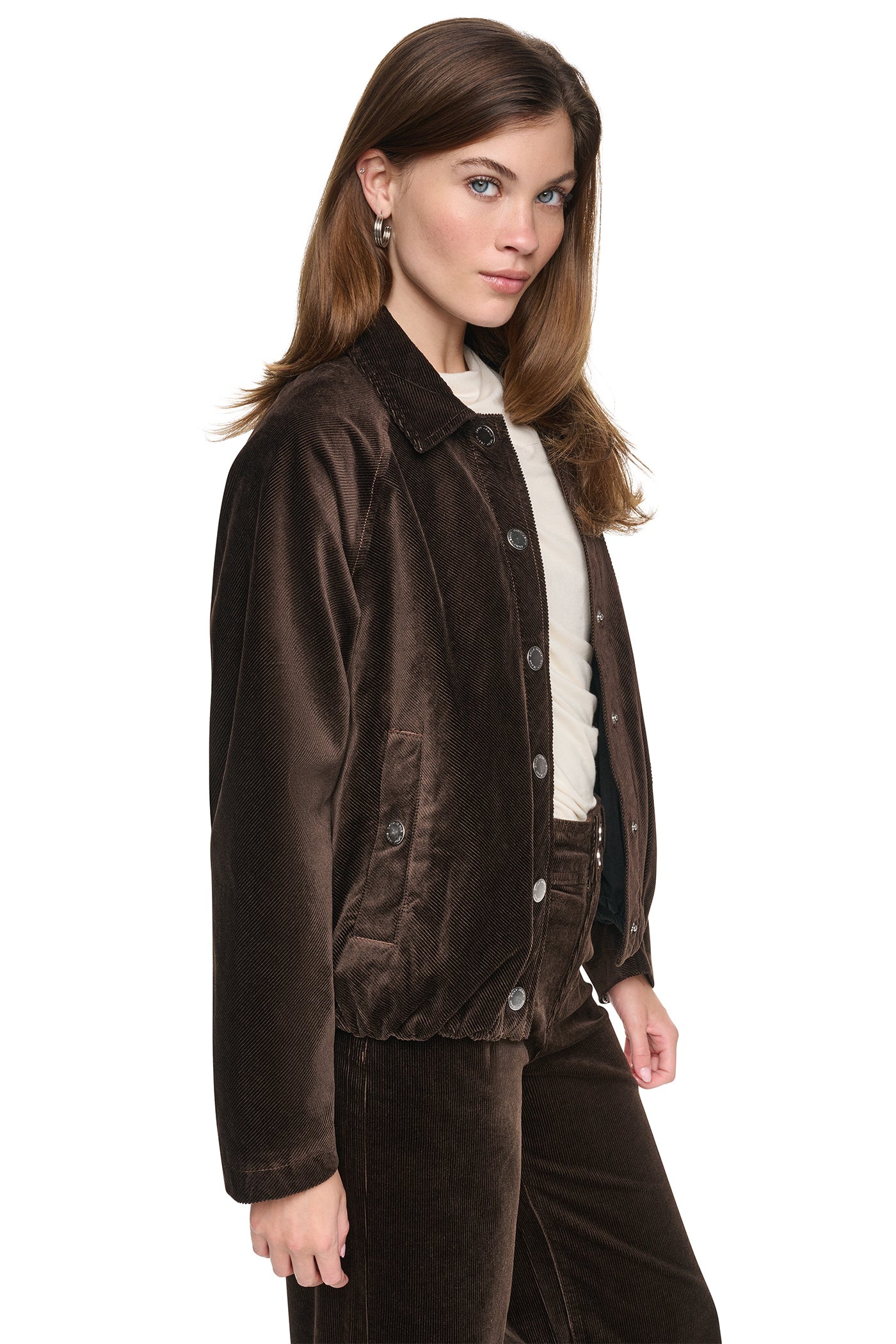 RAGLAN SLEEVE BUBBLE JACKET VIEW 2
