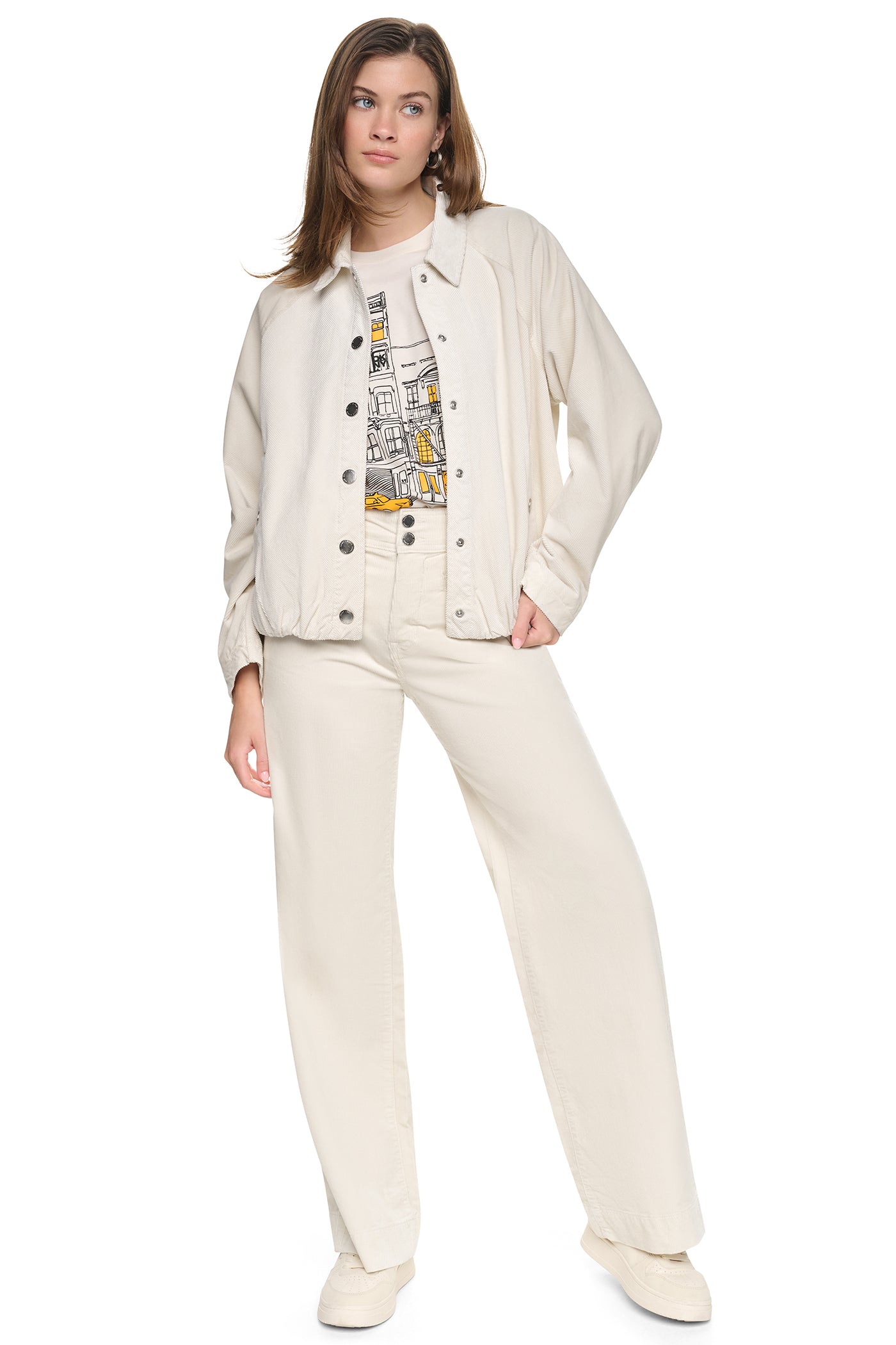 RAGLAN SLEEVE BUBBLE JACKET VIEW 2