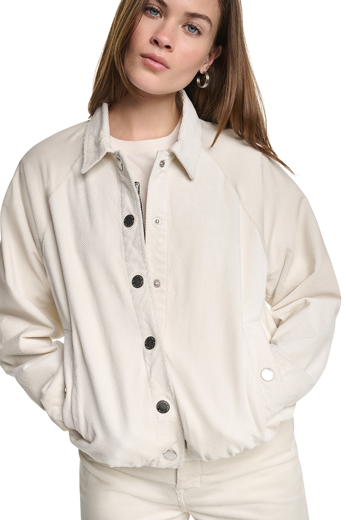 RAGLAN SLEEVE BUBBLE JACKET VIEW 2