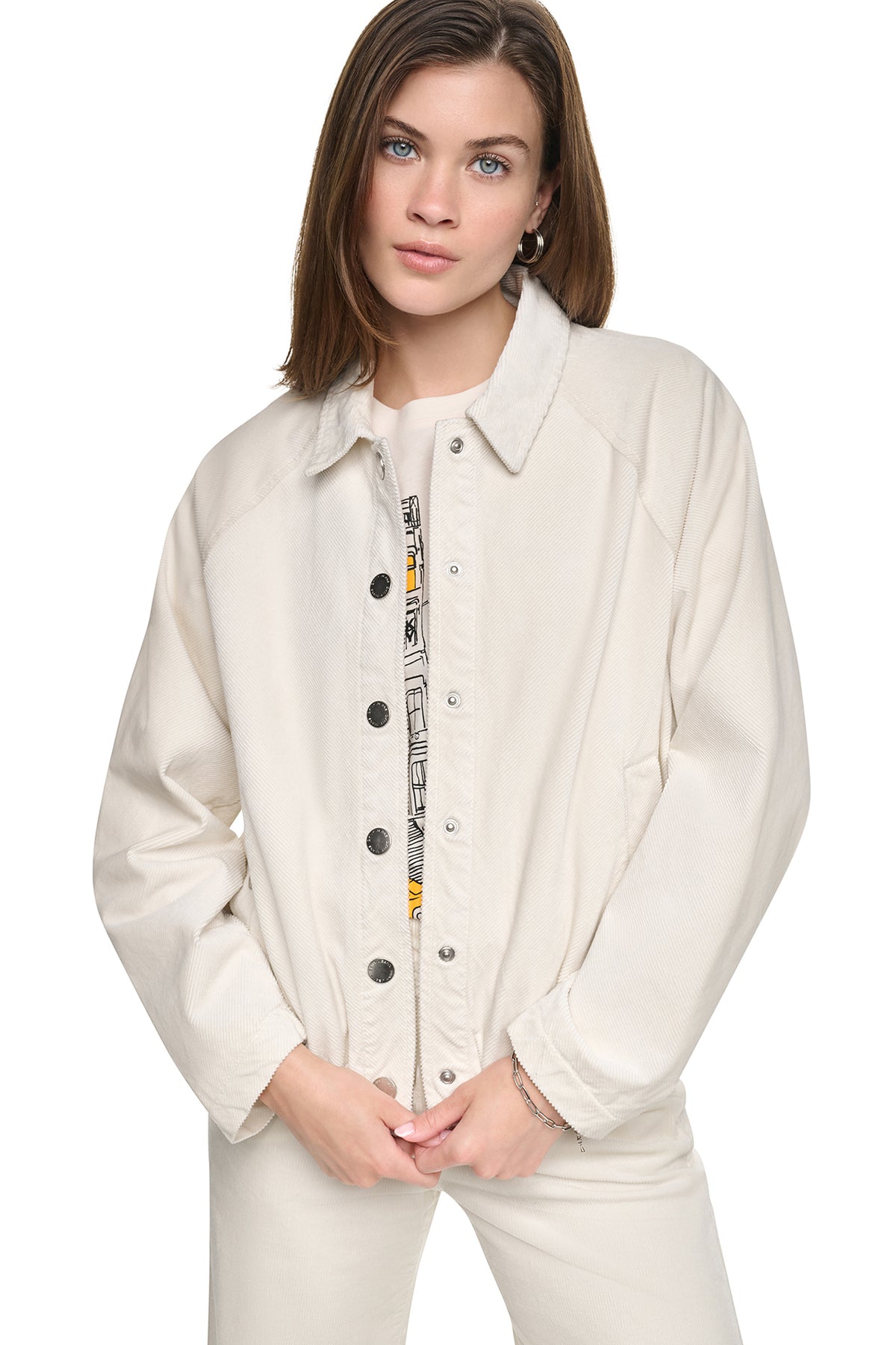 RAGLAN SLEEVE BUBBLE JACKET VIEW 1