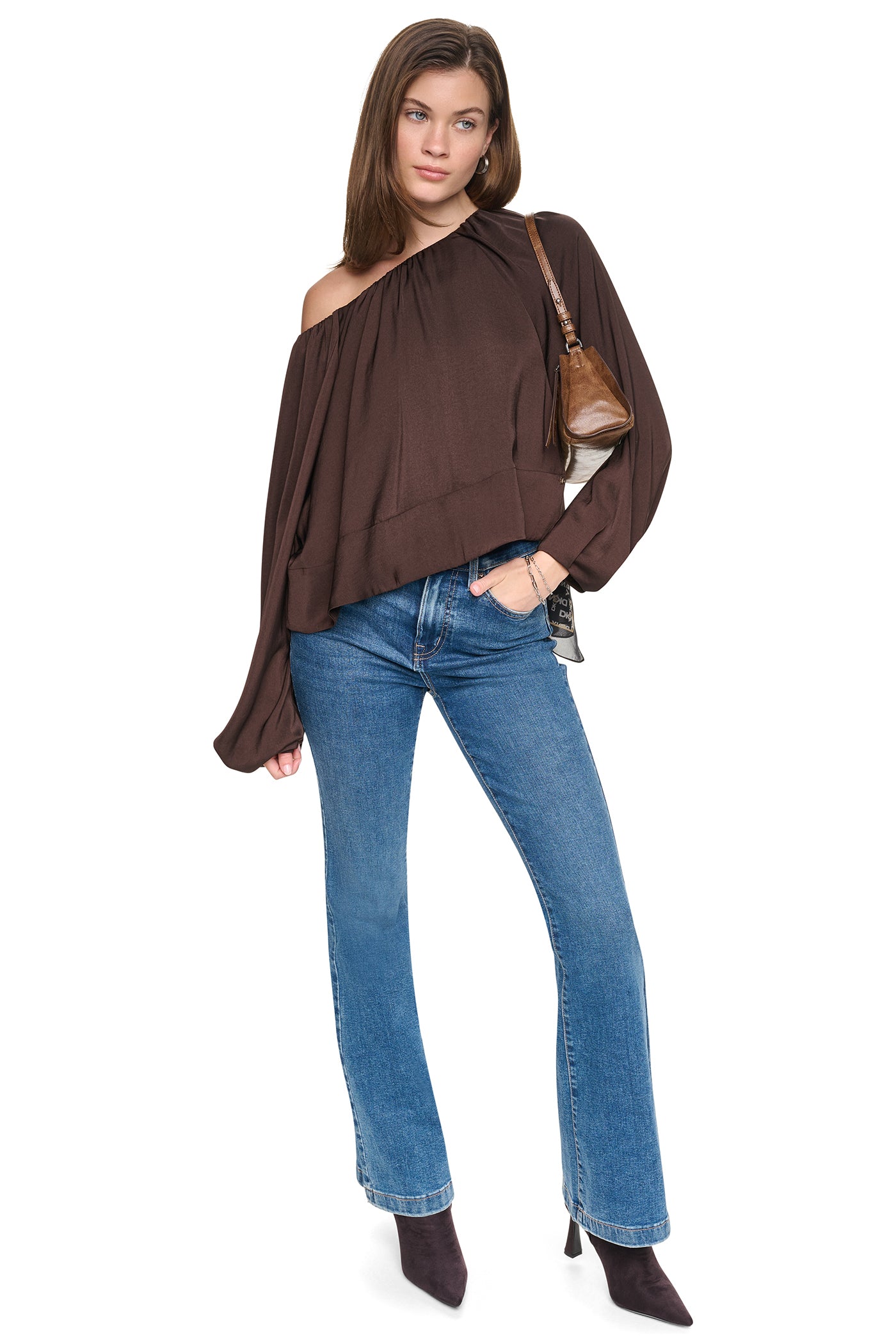 RAGLAN SLEEVE SHIRRED TOP VIEW 8 | New clothing