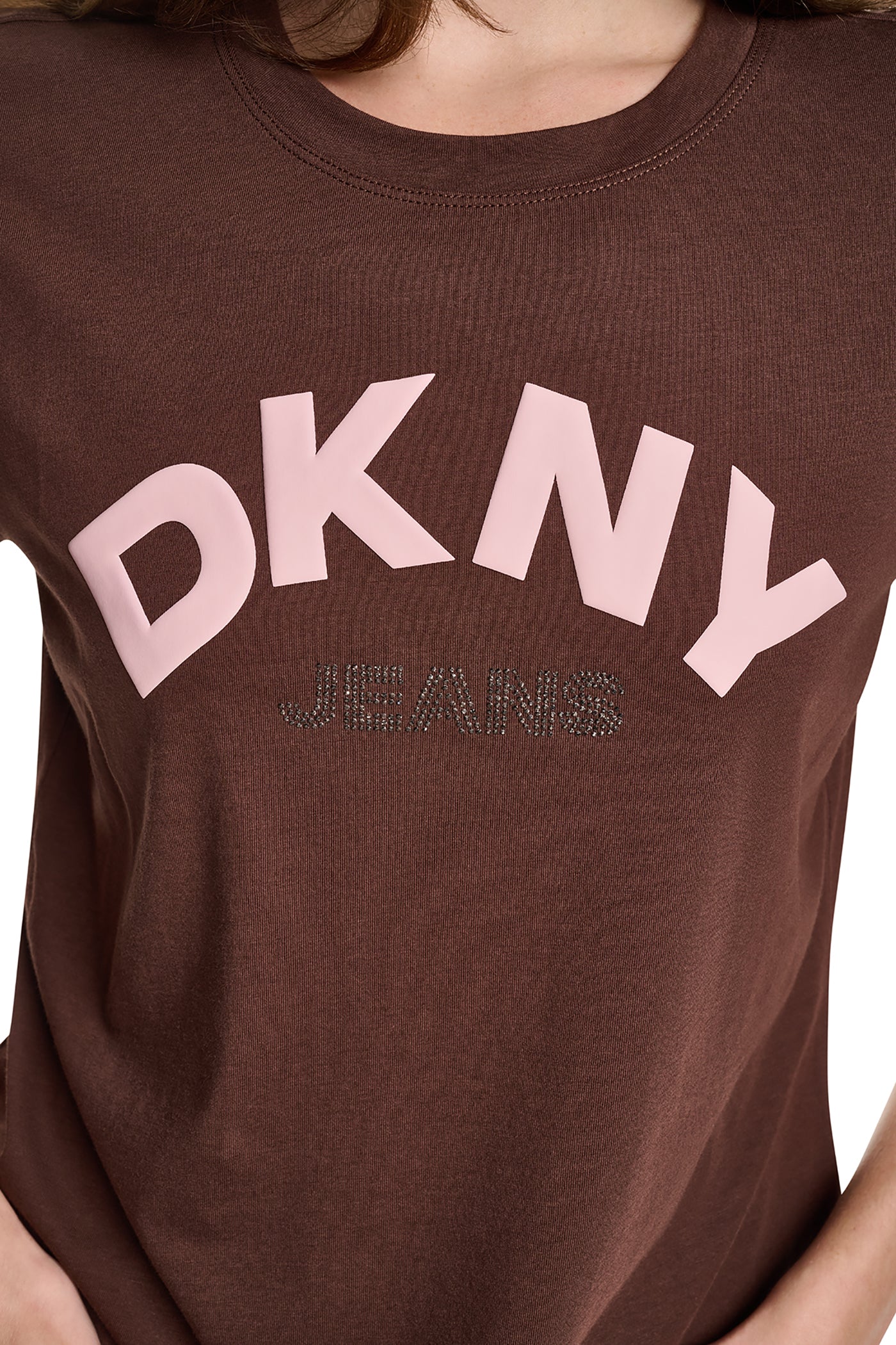 ARCHED RHINESTONE LOGO TEE VIEW 5