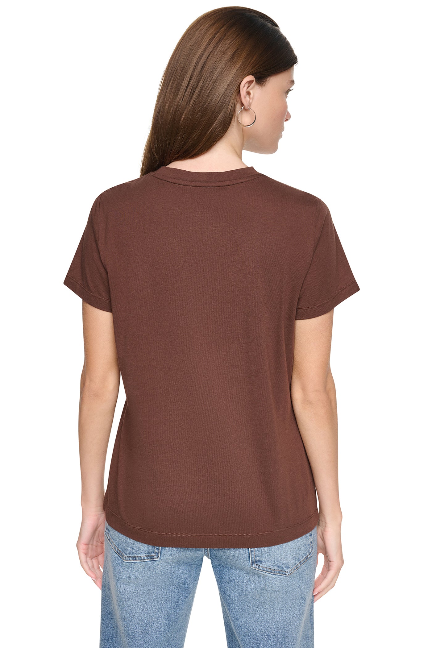 ARCHED RHINESTONE LOGO TEE VIEW 3