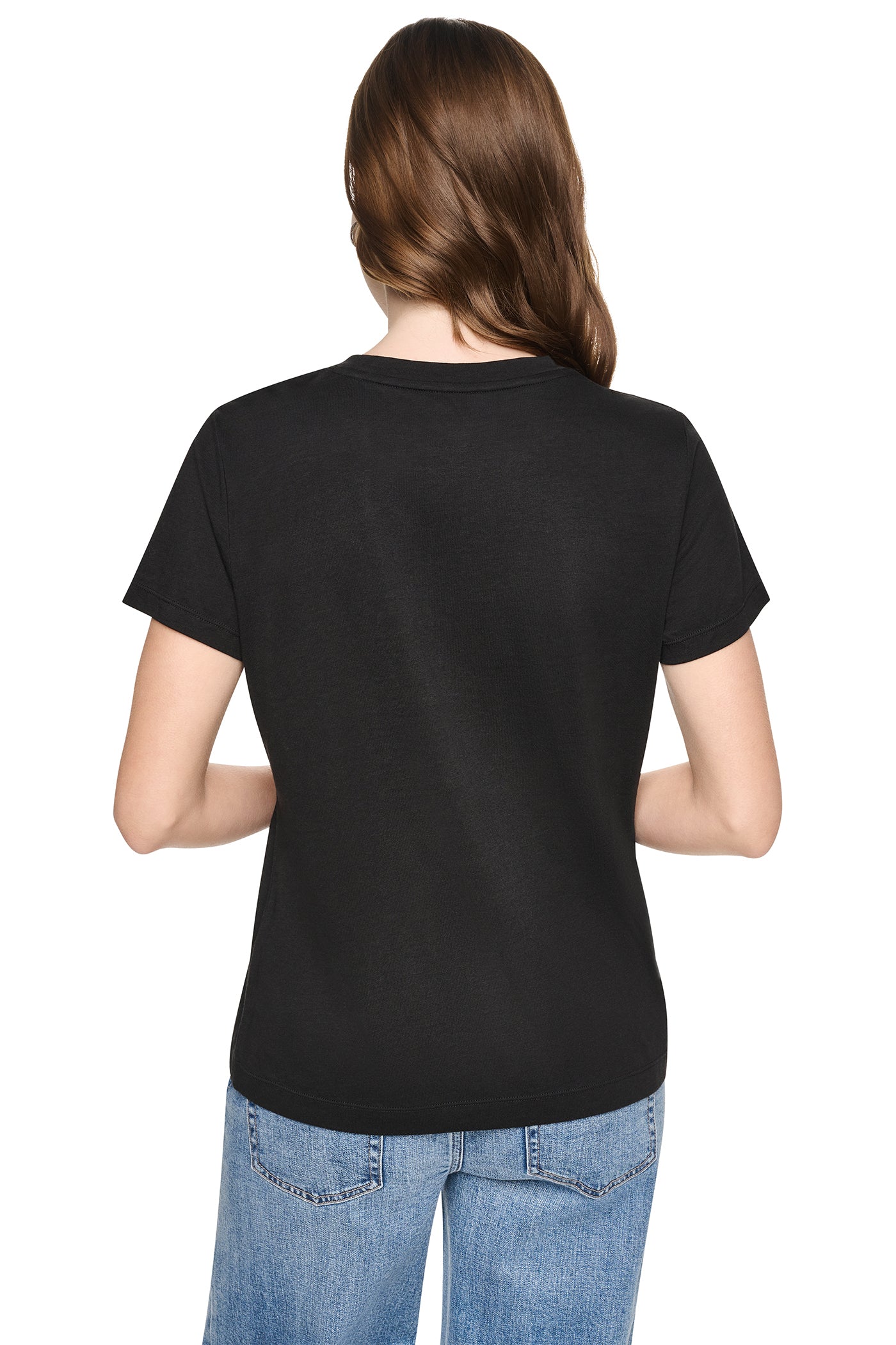 ARCHED RHINESTONE LOGO TEE VIEW 3