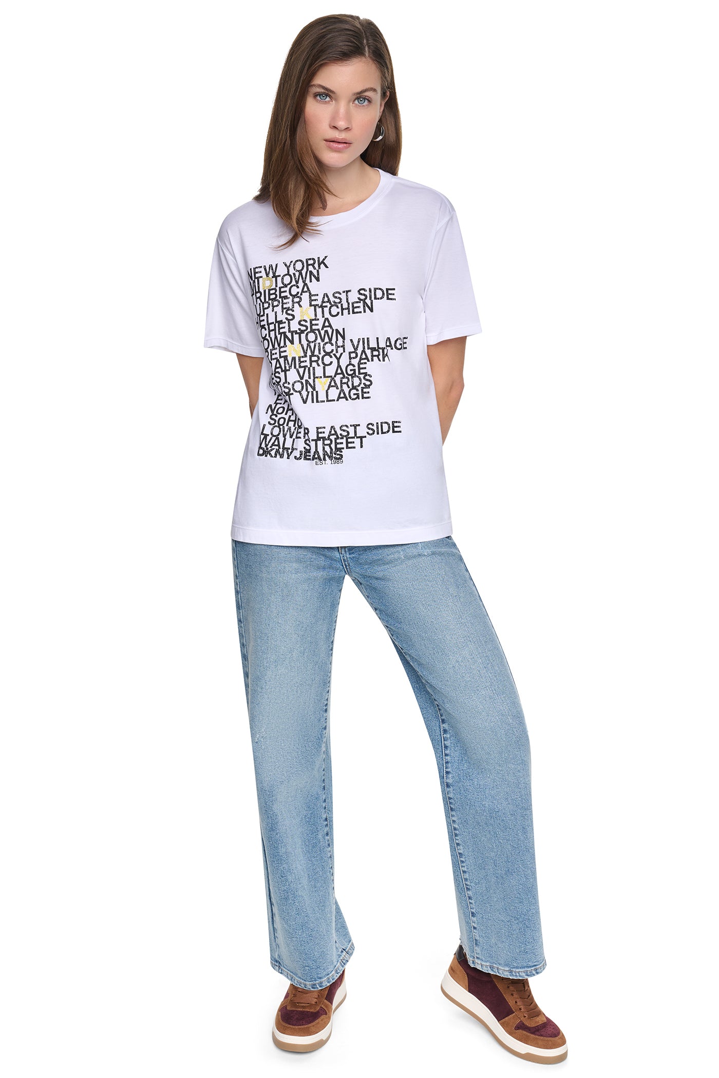RHINESTONE NEIGHBORHOOD TEE VIEW 6 | New clothing
