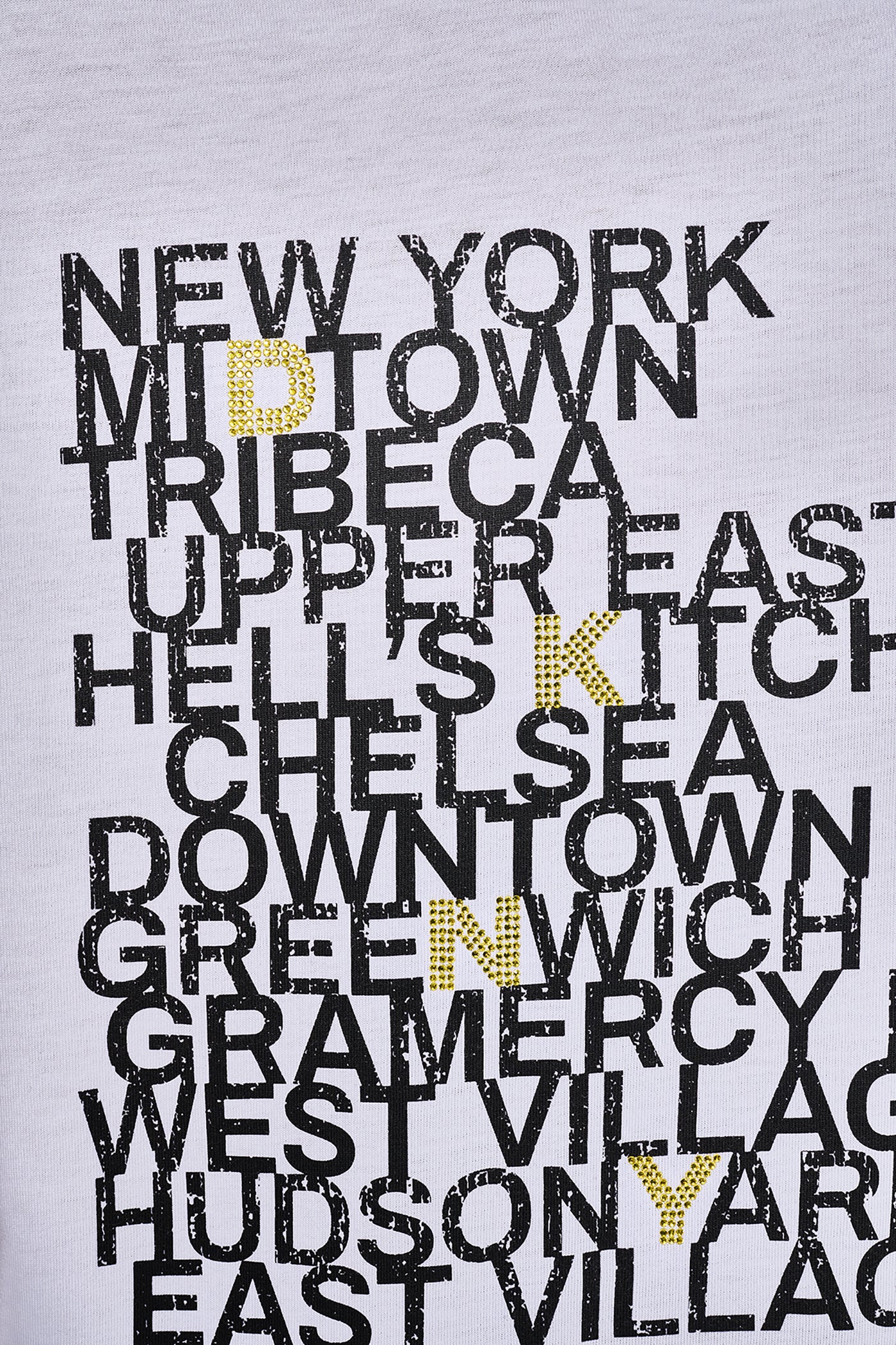 RHINESTONE NEIGHBORHOOD TEE VIEW 7 | New clothing