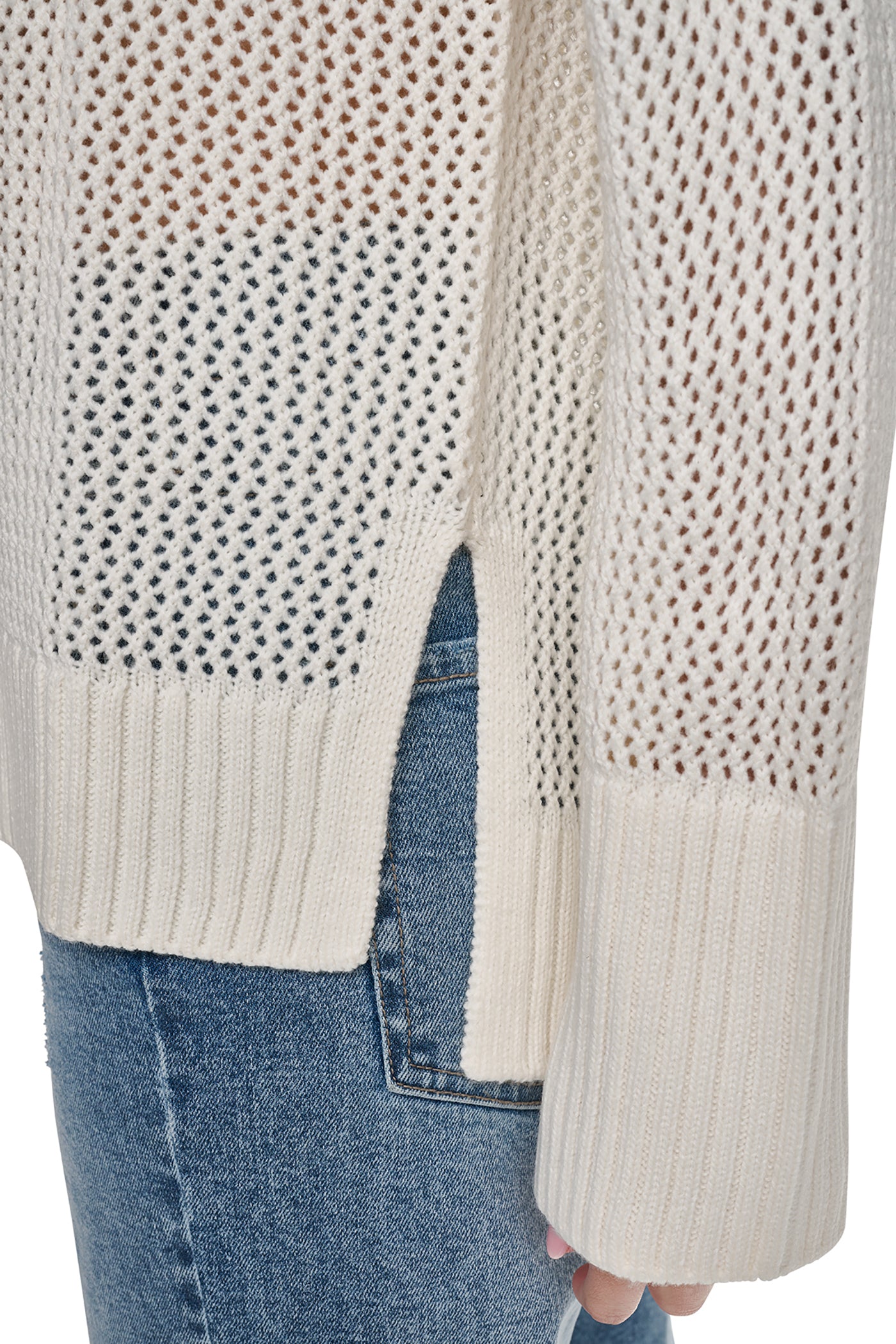 OPEN STITCH VARSITY LOGO SWEATER VIEW 8
