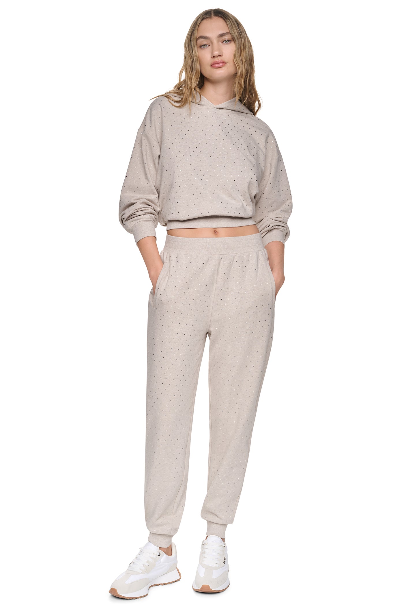 HIGH-RISE RHINESTONE JOGGER PANT VIEW 5