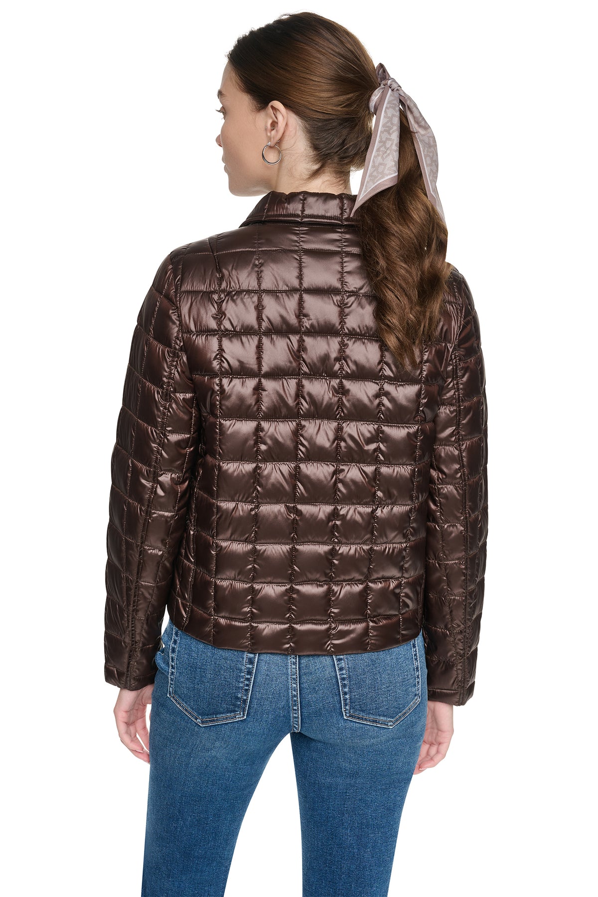 BOX QUILT PUFFER JACKET VIEW 2
