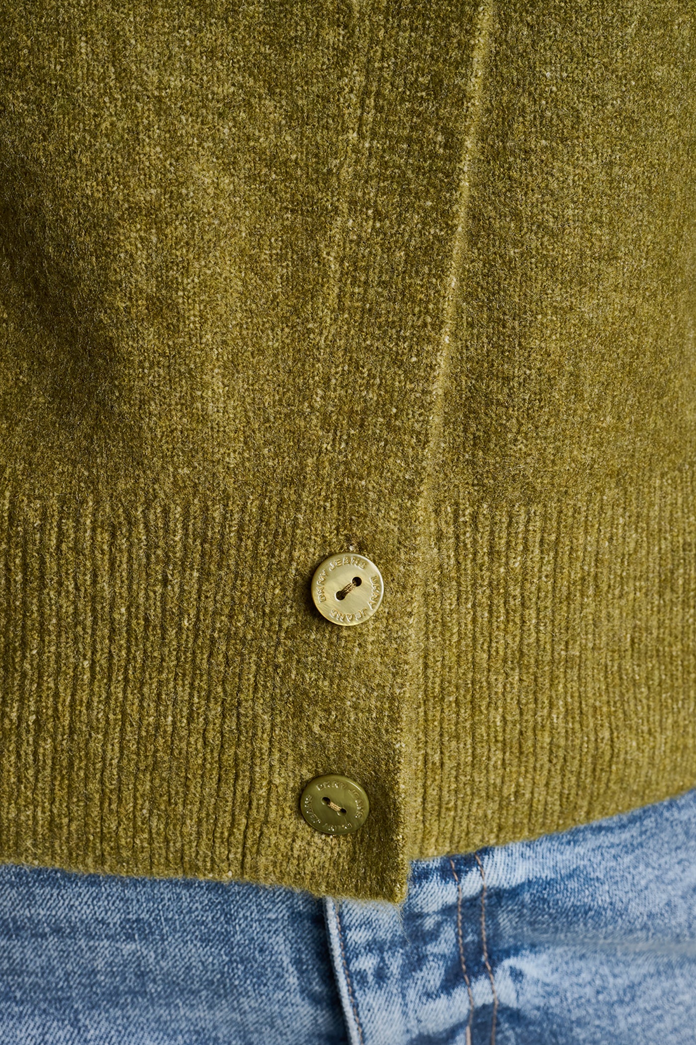 ASYMMETRIC BUTTON HEM CARDIGAN VIEW 8