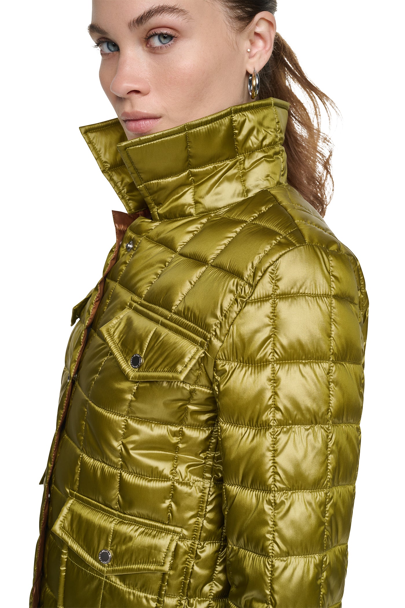 BOX QUILT PUFFER JACKET VIEW 7