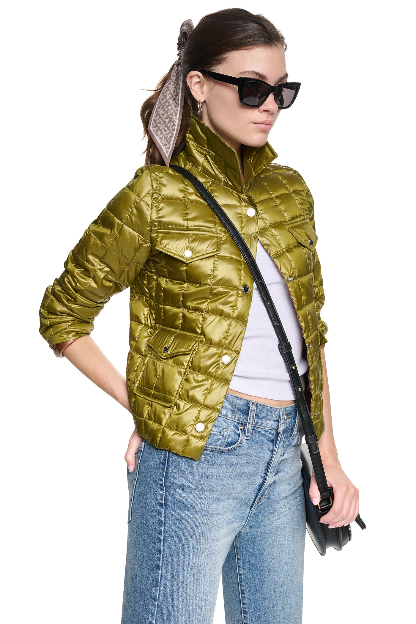 BOX QUILT PUFFER JACKET VIEW 1