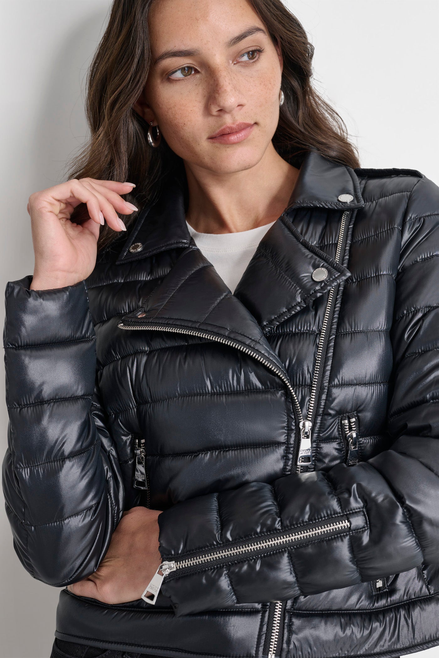 MOTO STYLE PUFFER JACKET VIEW 5 | New Arrivals