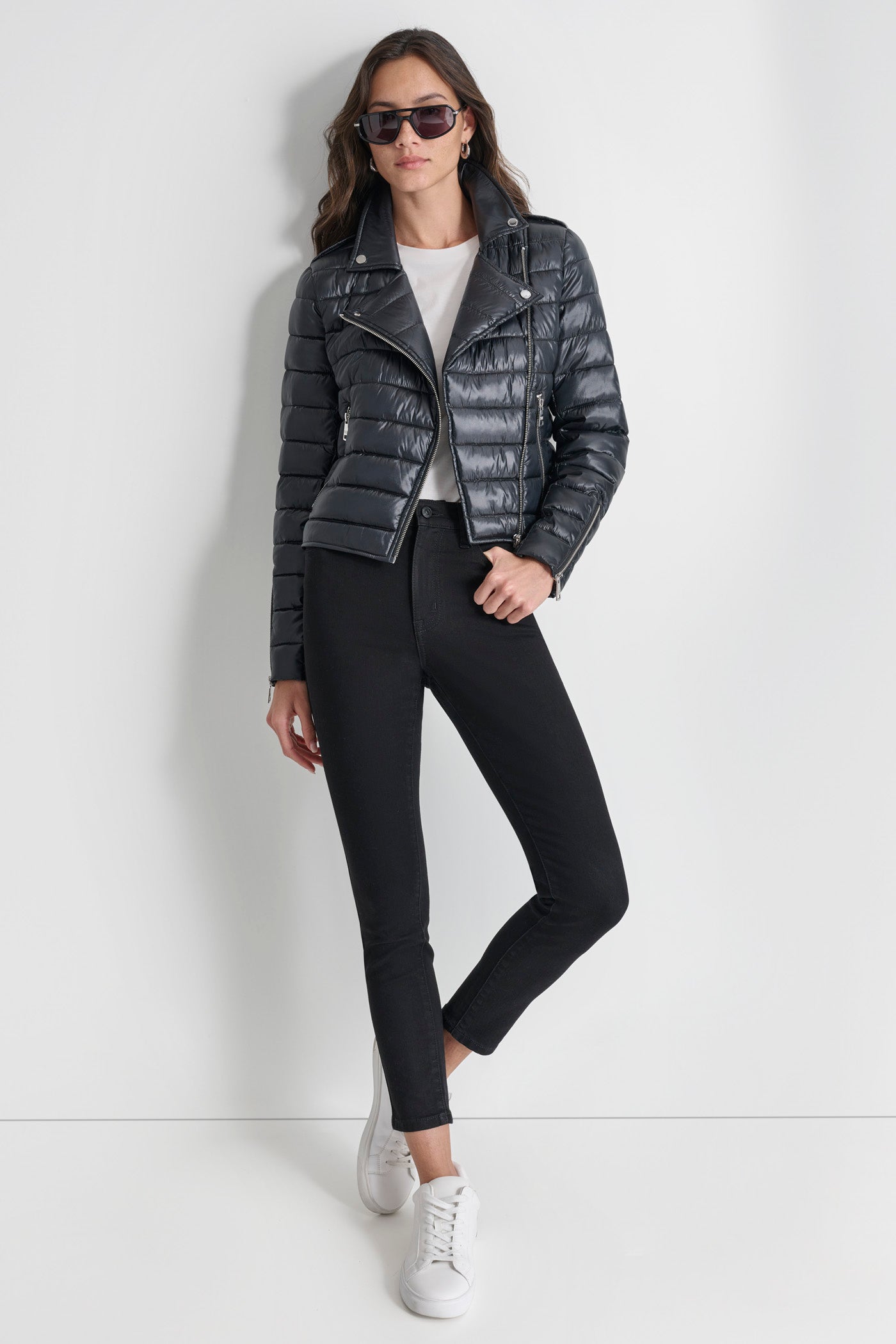 MOTO STYLE PUFFER JACKET VIEW 3 | New Arrivals