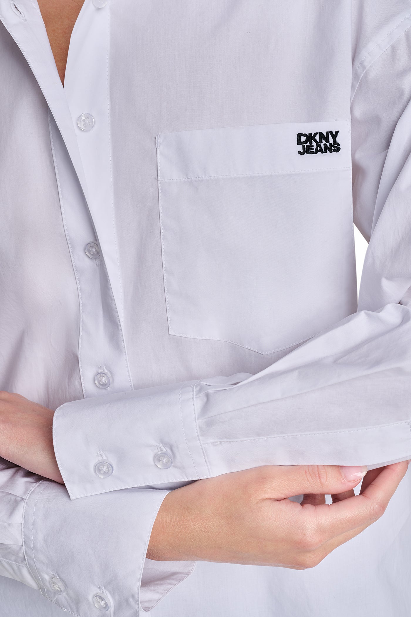 GRAFFITI LOGO POPLIN SHIRT VIEW 2