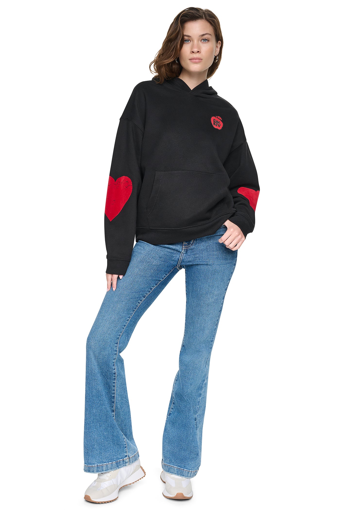 OVERSIZED BIG APPLE LOGO HOODIE VIEW 2