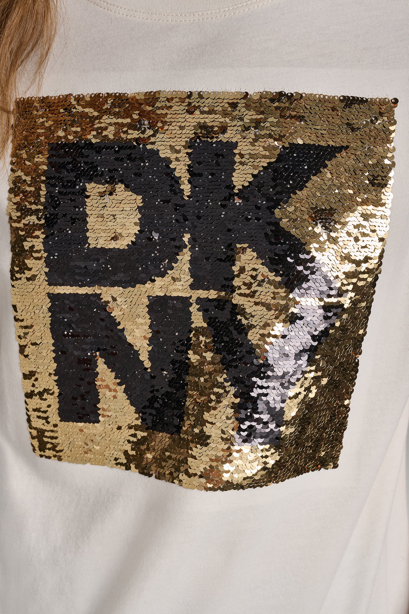 SEQUIN LOGO TEE VIEW 5