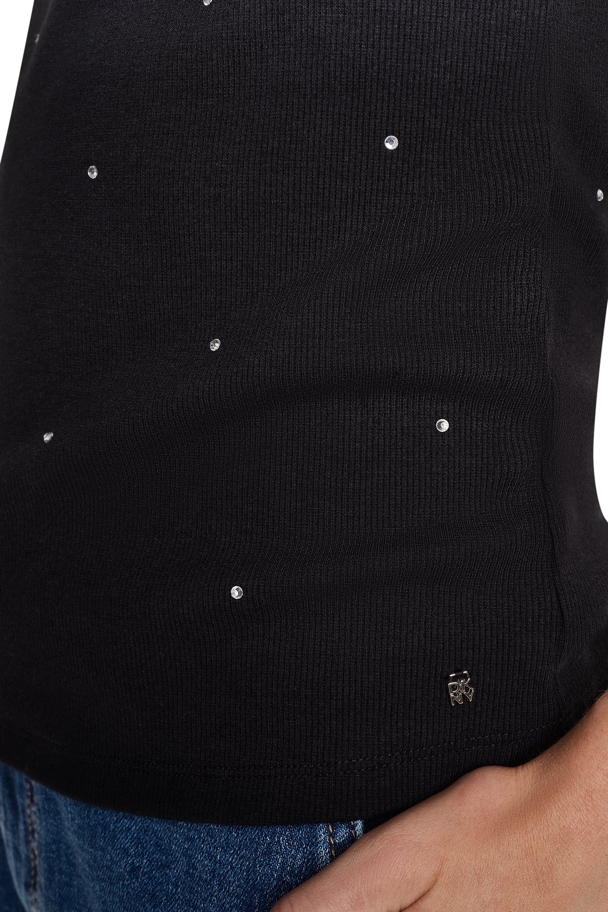 RHINESTONE RIB TANK VIEW 2