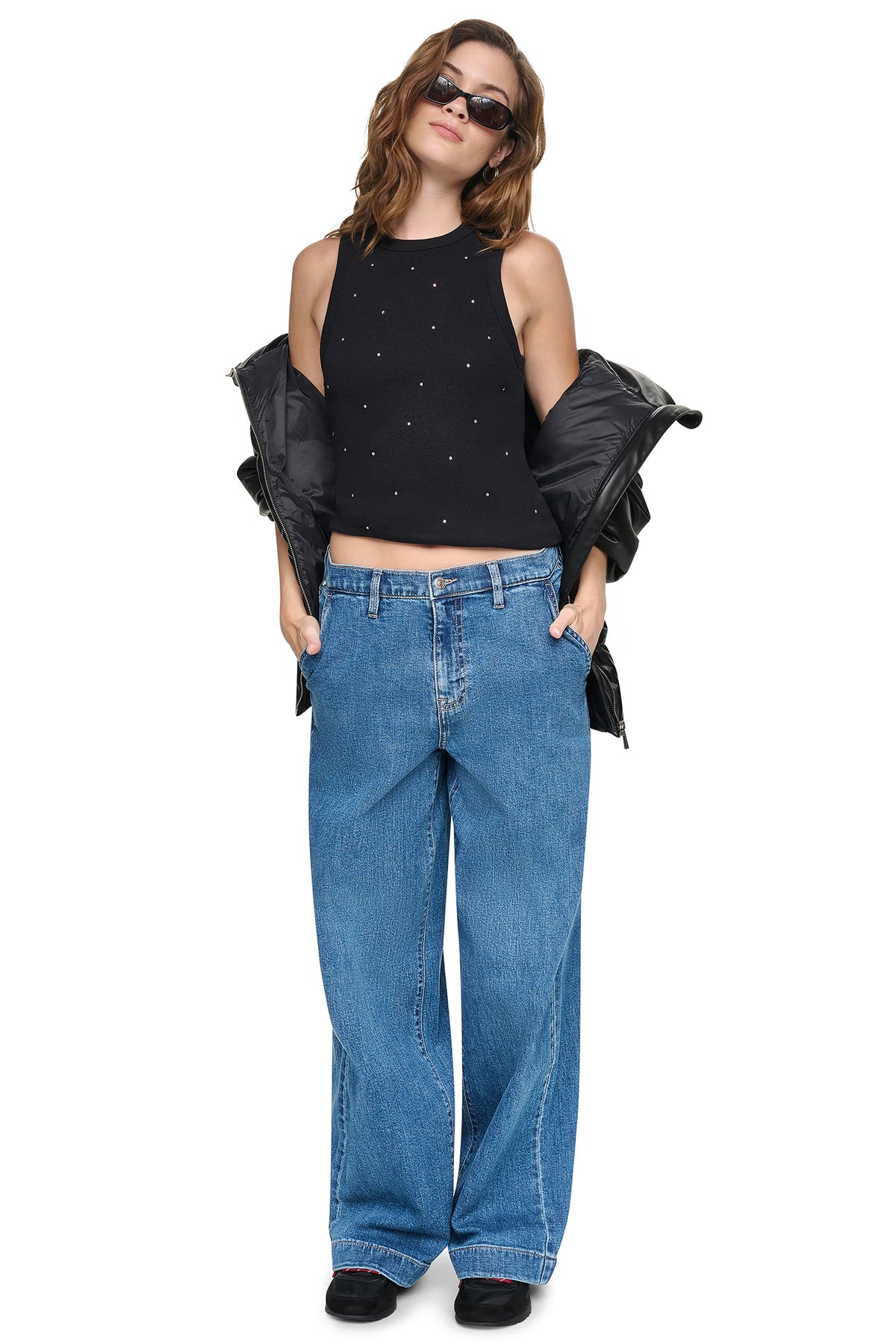 RHINESTONE RIB TANK VIEW 2