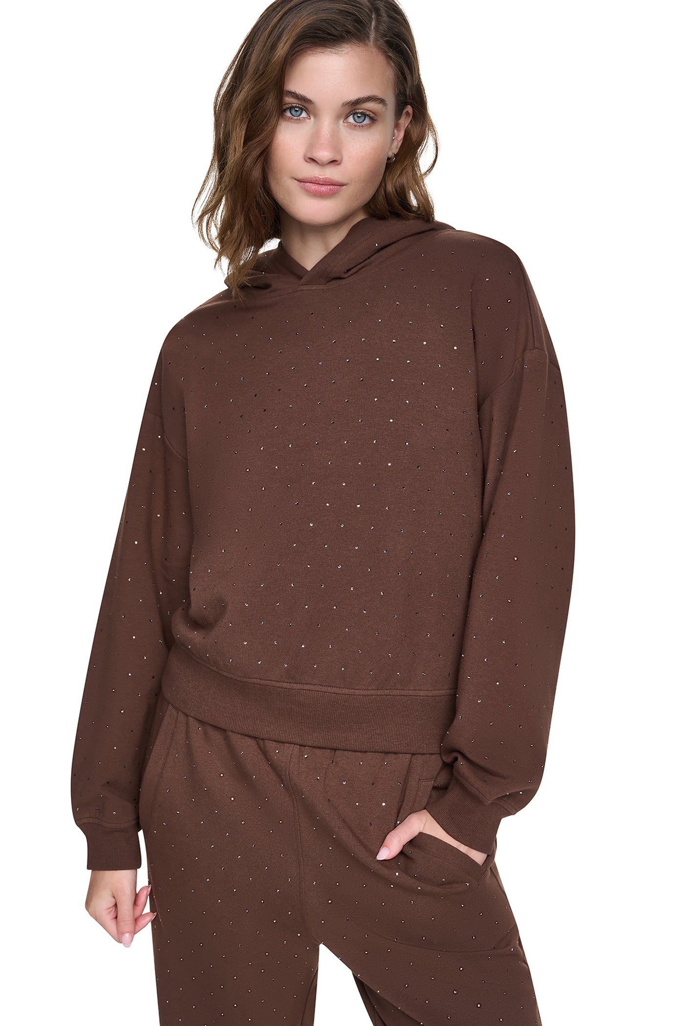 RHINESTONE HOODIE VIEW 1