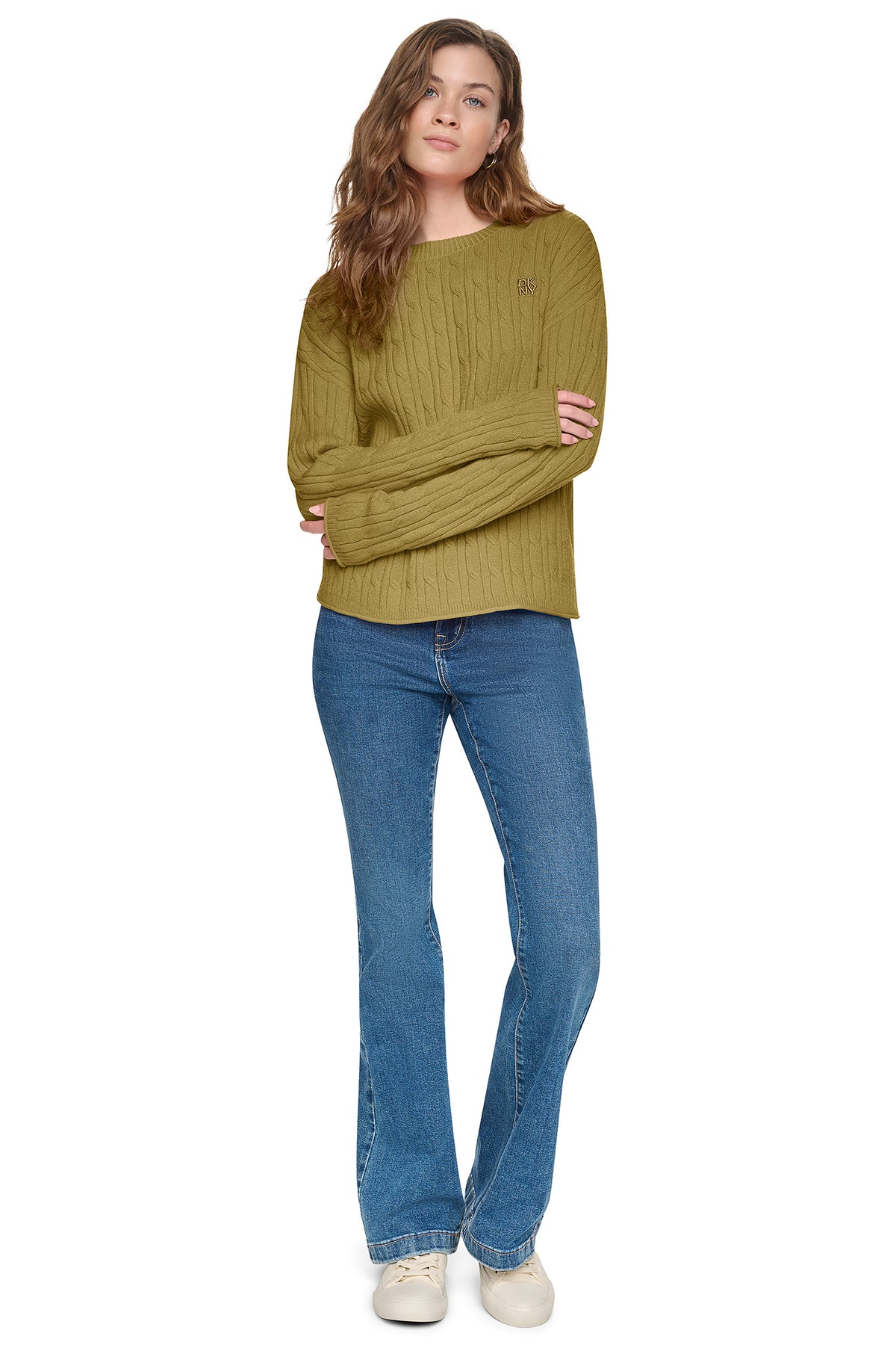CABLE KNIT SWEATER VIEW 2