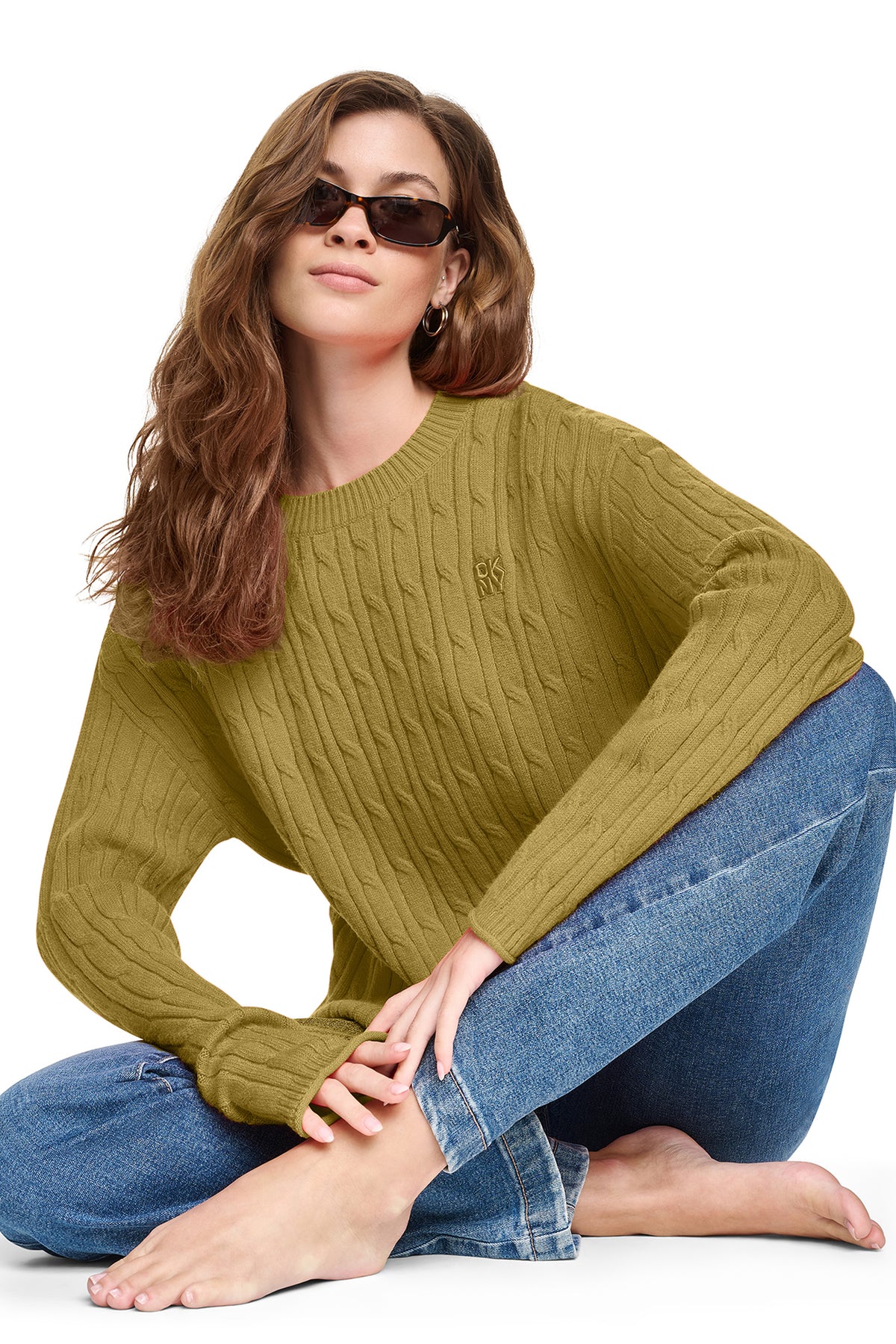 CABLE KNIT SWEATER VIEW 2