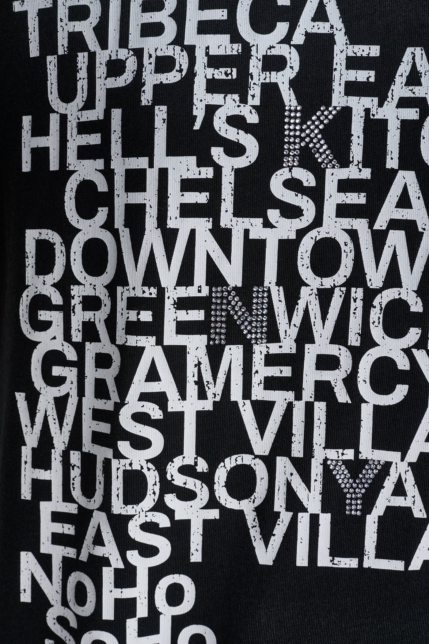 RHINESTONE NEIGHBORHOOD TEE VIEW 8 | New clothing