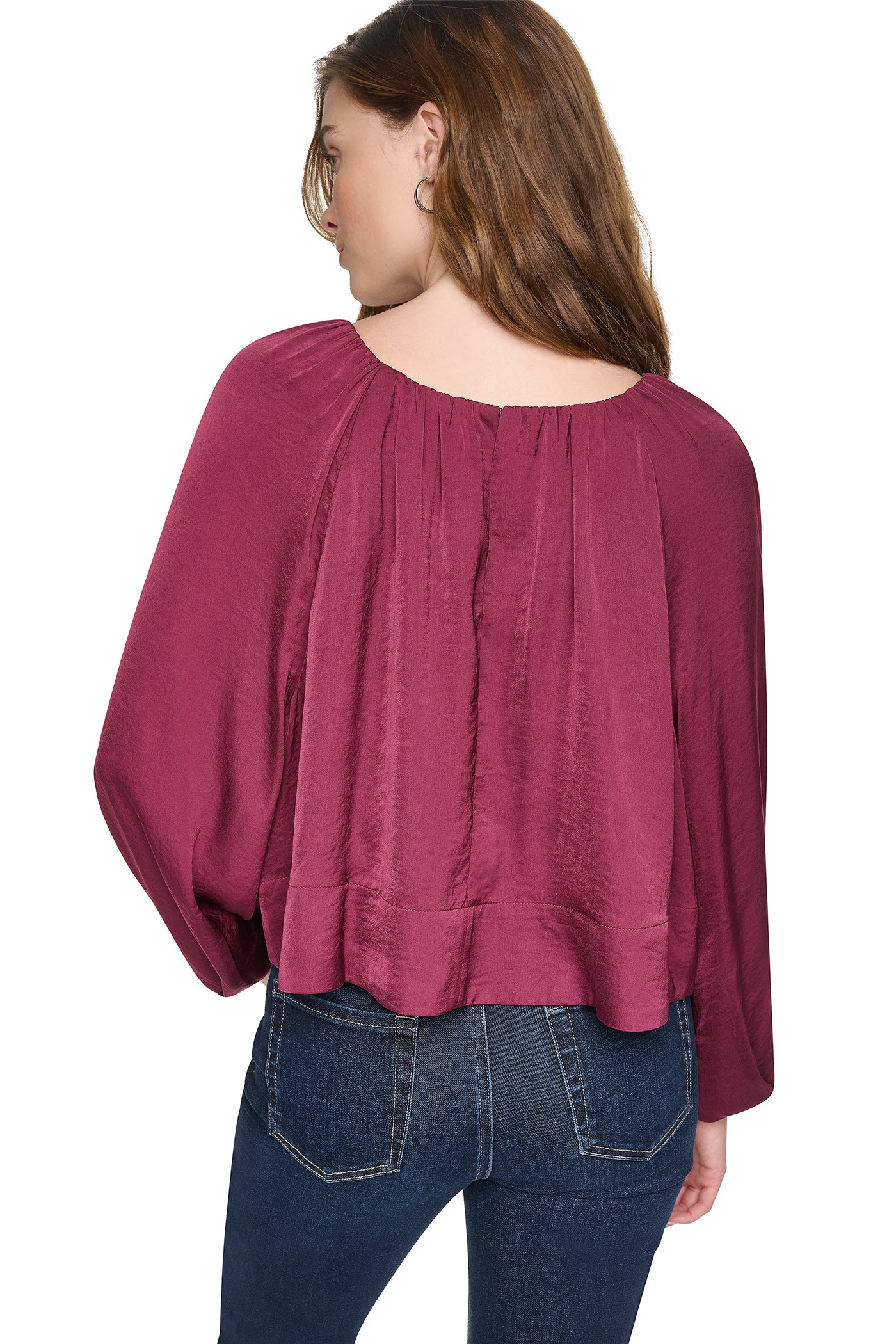 RAGLAN SLEEVE SHIRRED TOP VIEW 3 | New clothing