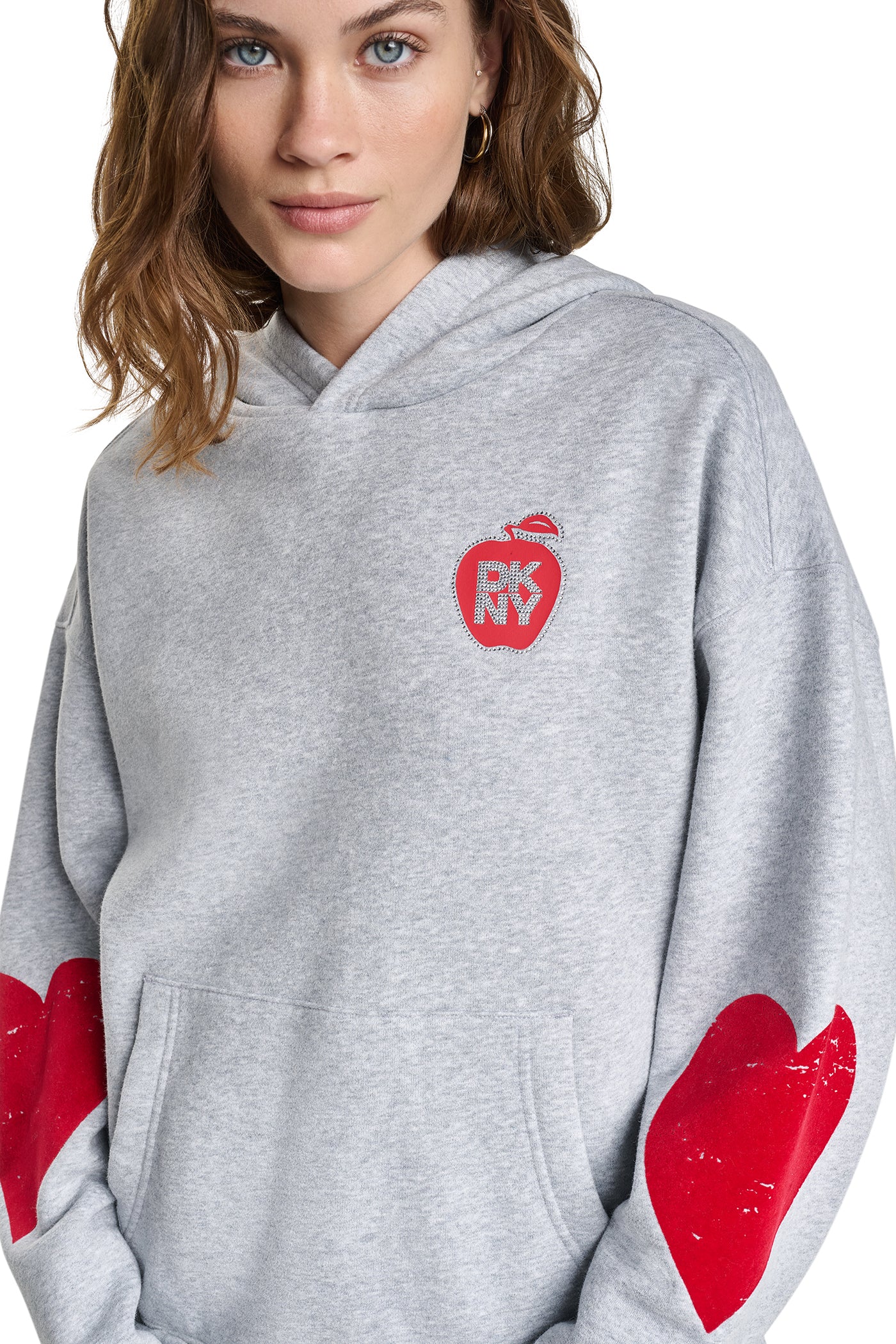 OVERSIZED BIG APPLE LOGO HOODIE VIEW 3 | Sweatshirts & Joggers