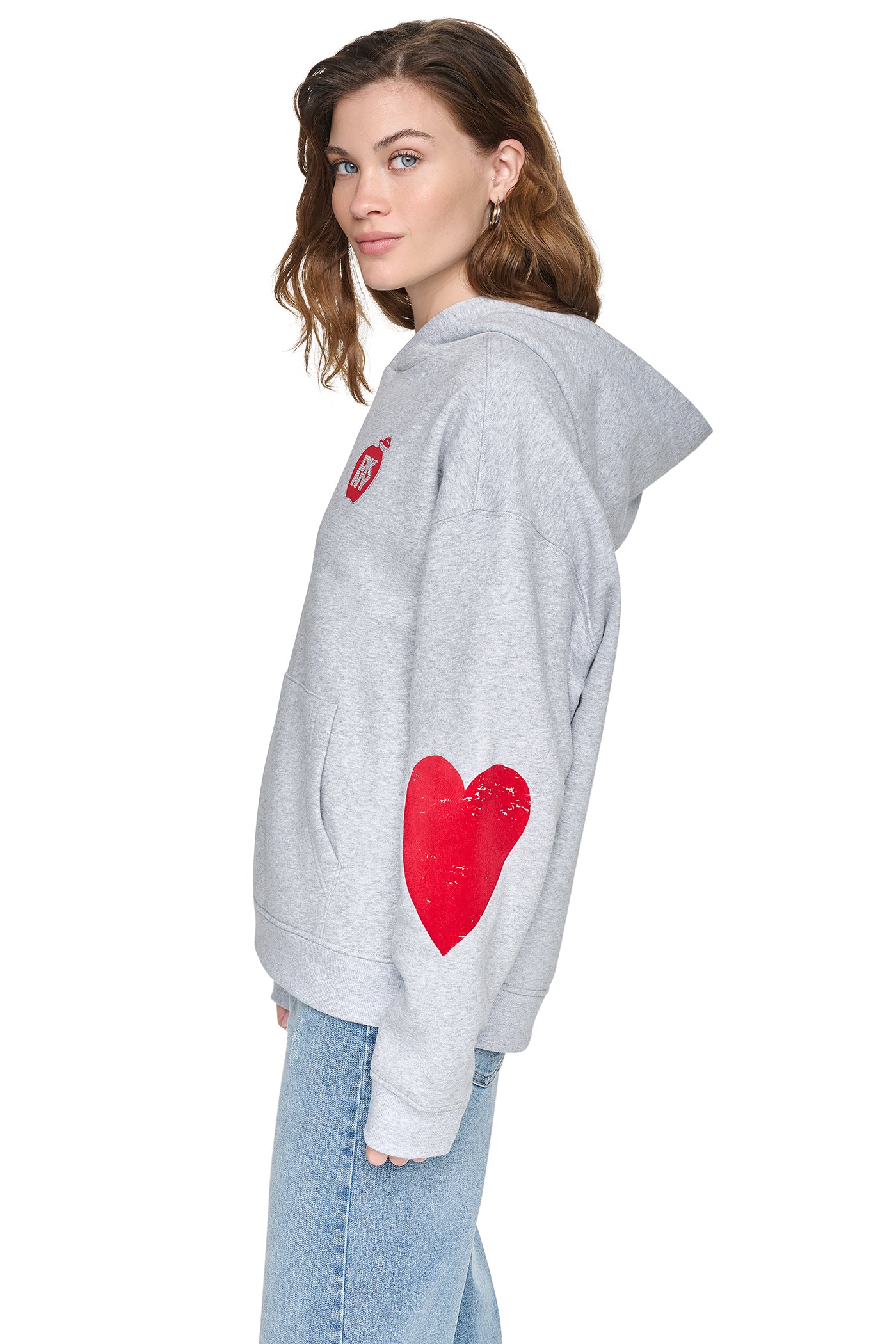 OVERSIZED BIG APPLE LOGO HOODIE VIEW 4 | Sweatshirts & Joggers