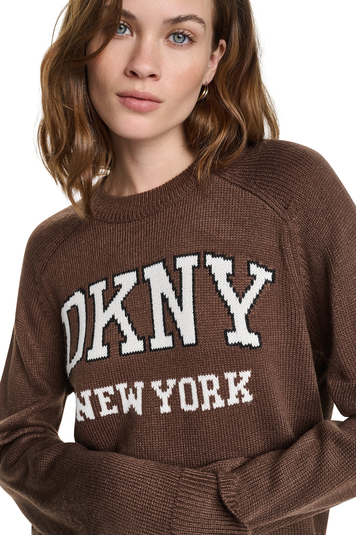 BELL SLEEVE RAGLAN LOGO SWEATER VIEW 2