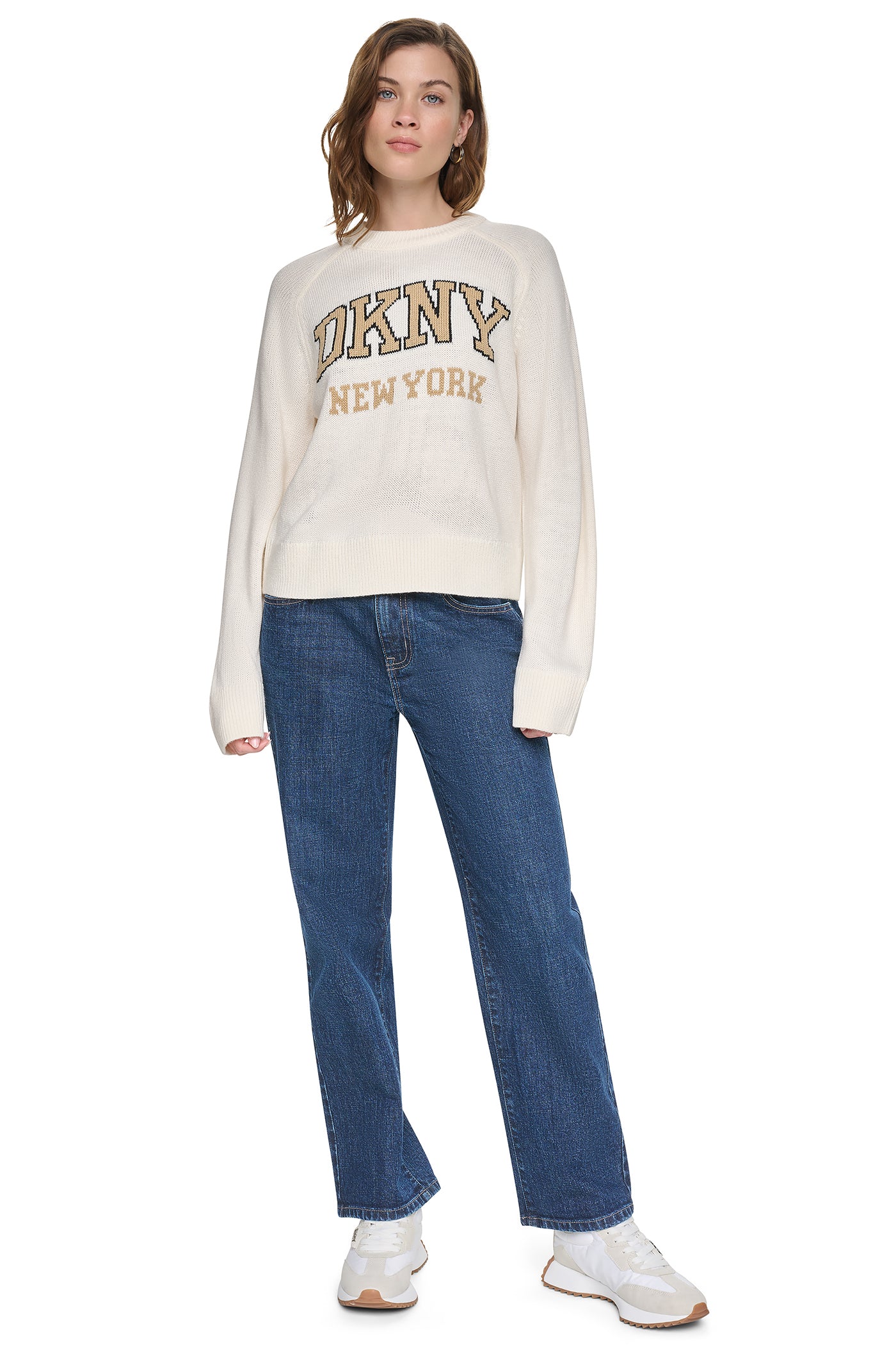 BELL SLEEVE RAGLAN LOGO SWEATER VIEW 5