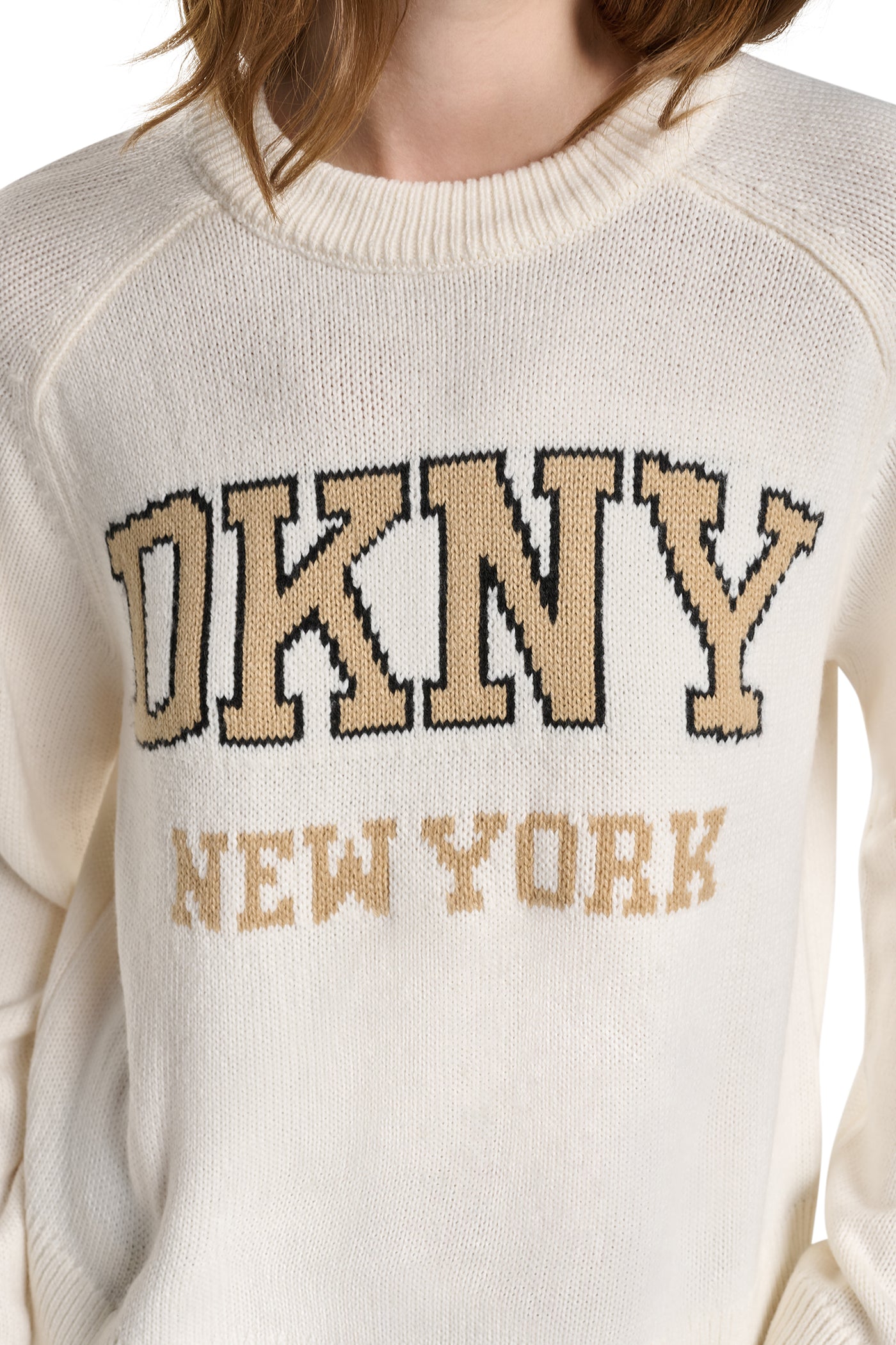 BELL SLEEVE RAGLAN LOGO SWEATER VIEW 2