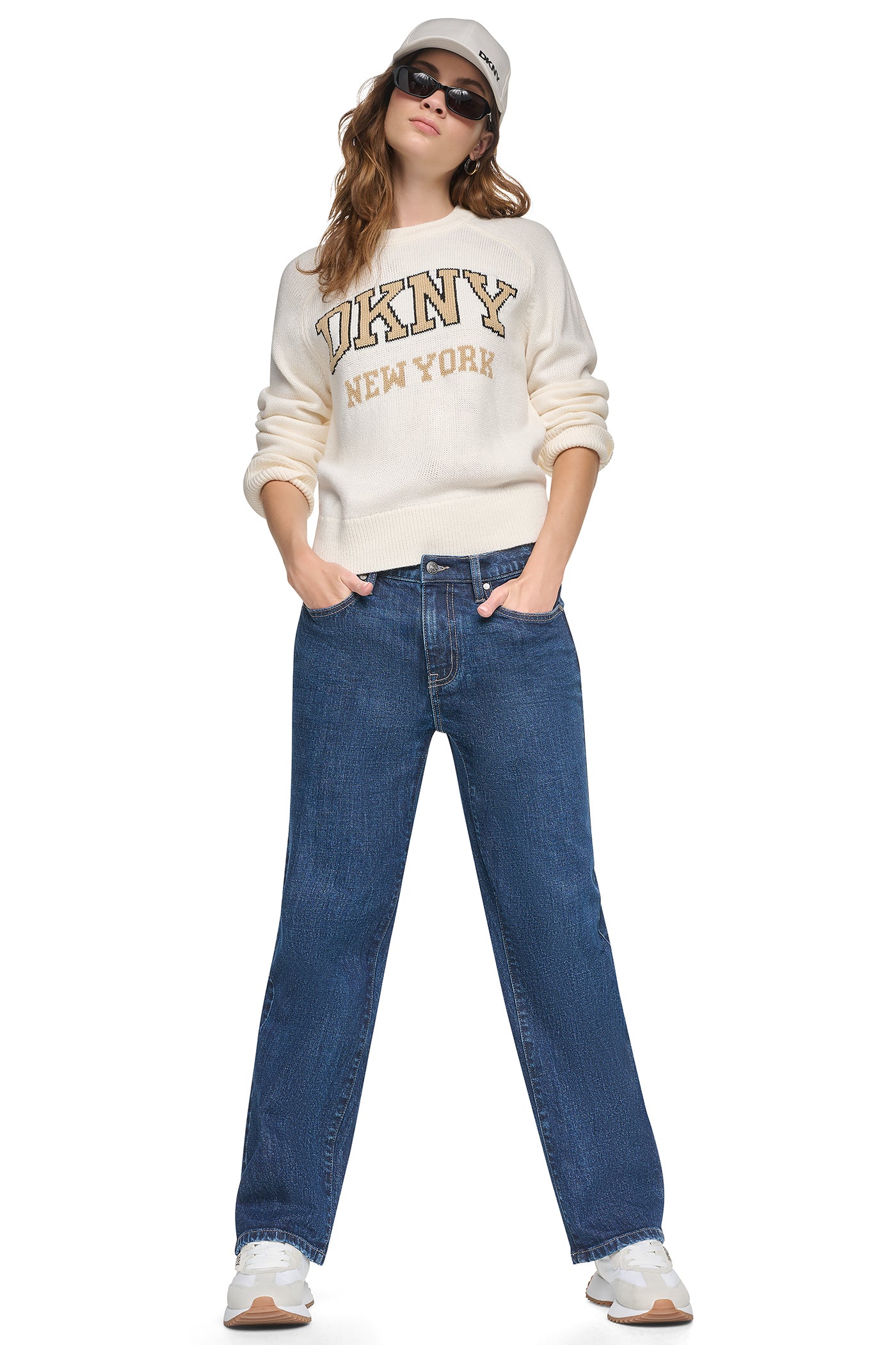 BELL SLEEVE RAGLAN LOGO SWEATER VIEW 6