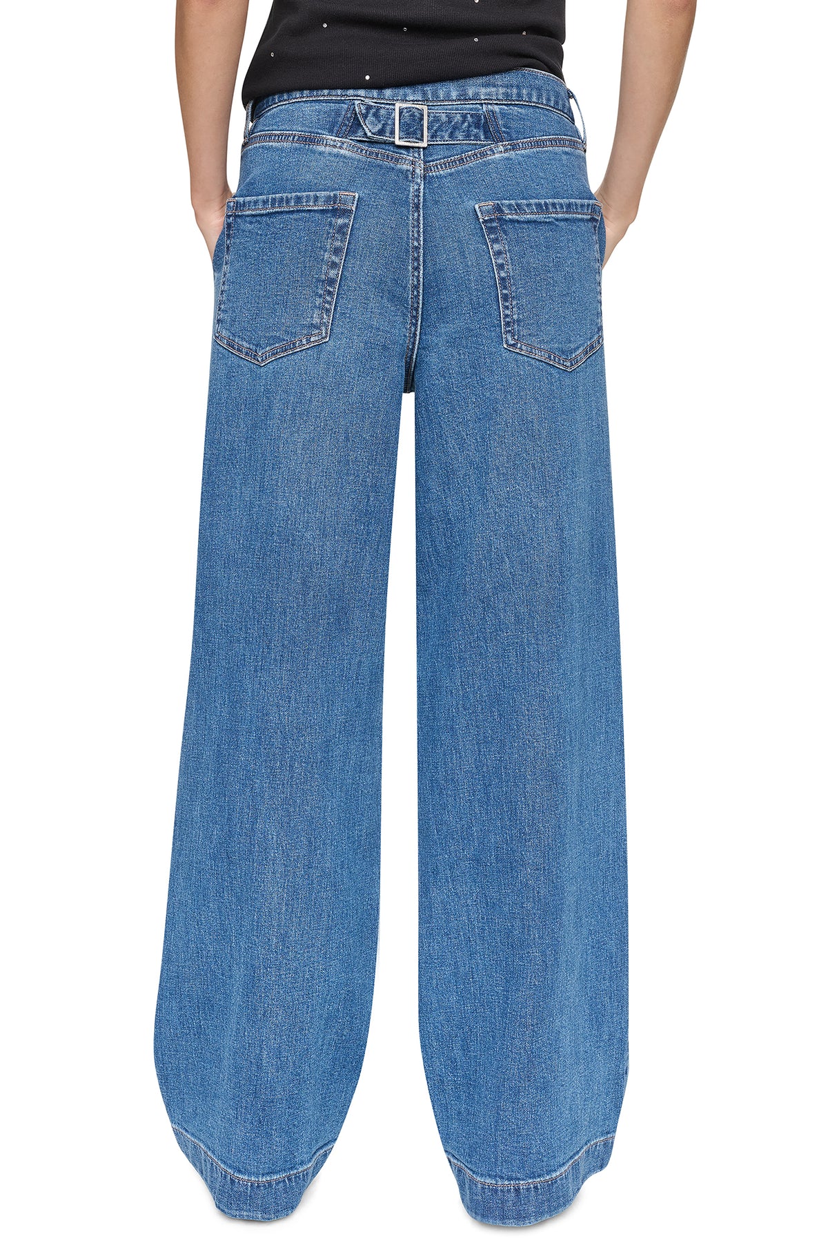 HIGH-RISE WIDE LEG TROUSER JEAN VIEW 2