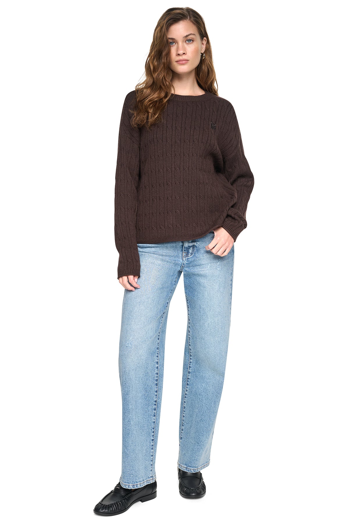 CABLE KNIT SWEATER VIEW 2