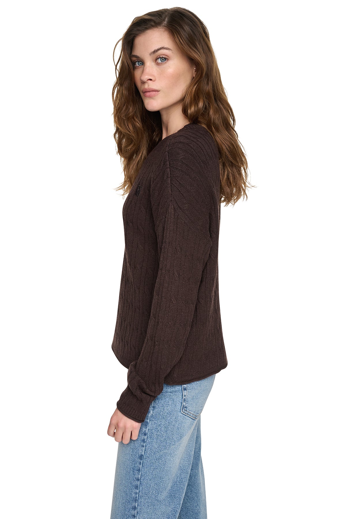 CABLE KNIT SWEATER VIEW 2