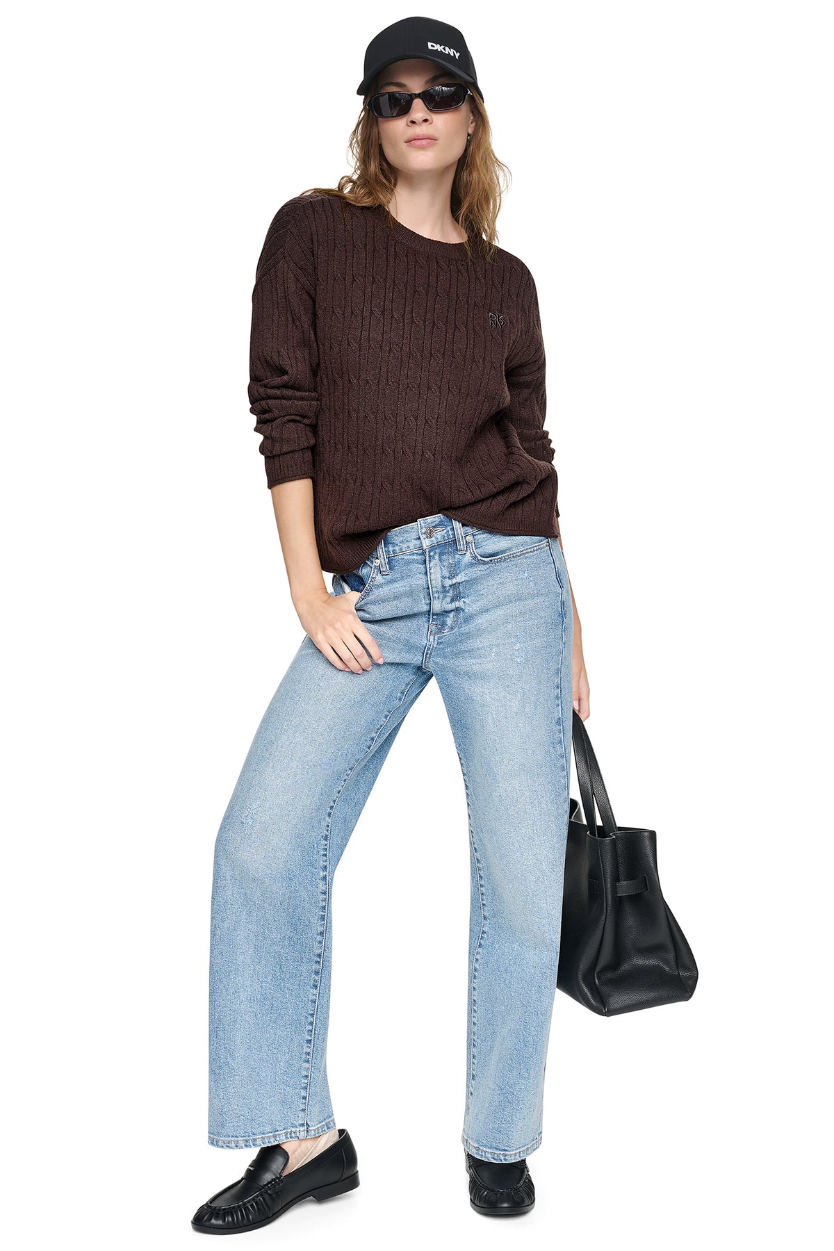 CABLE KNIT SWEATER VIEW 2