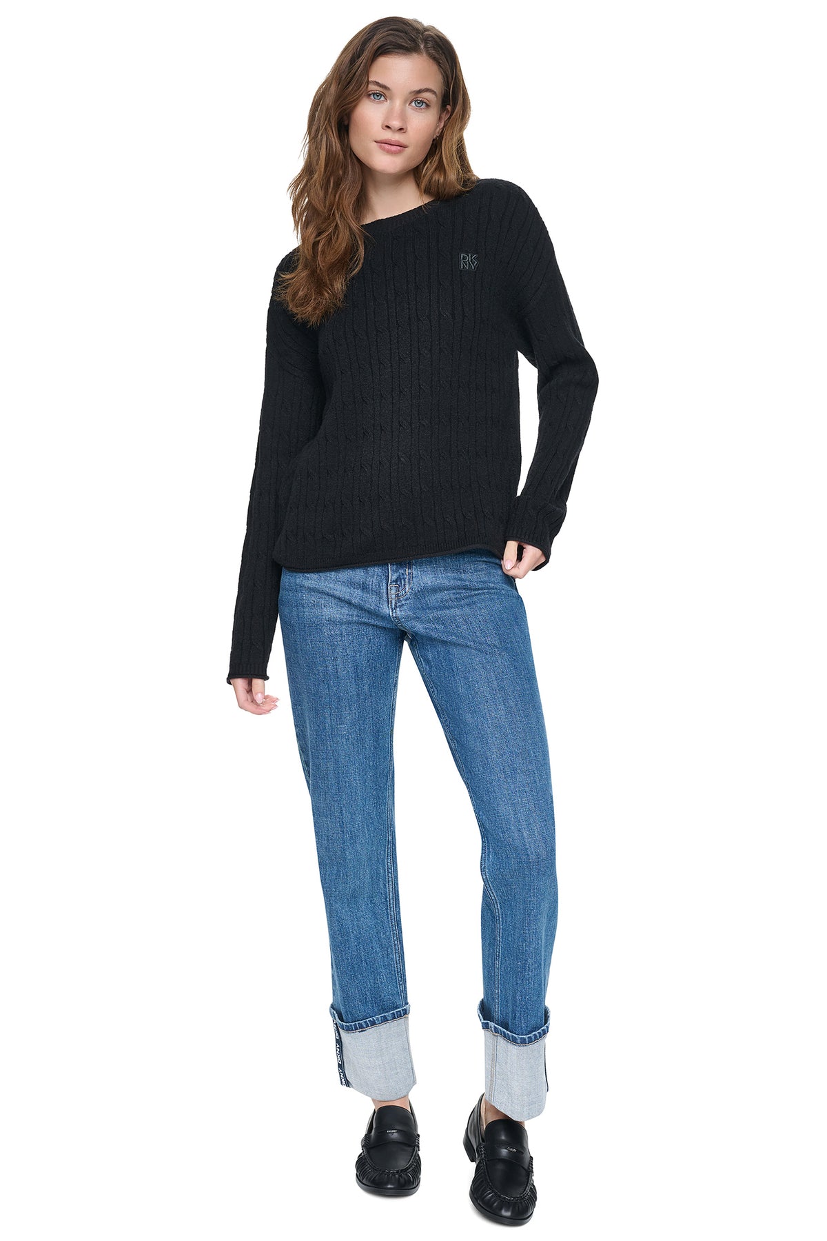 CABLE KNIT SWEATER VIEW 2