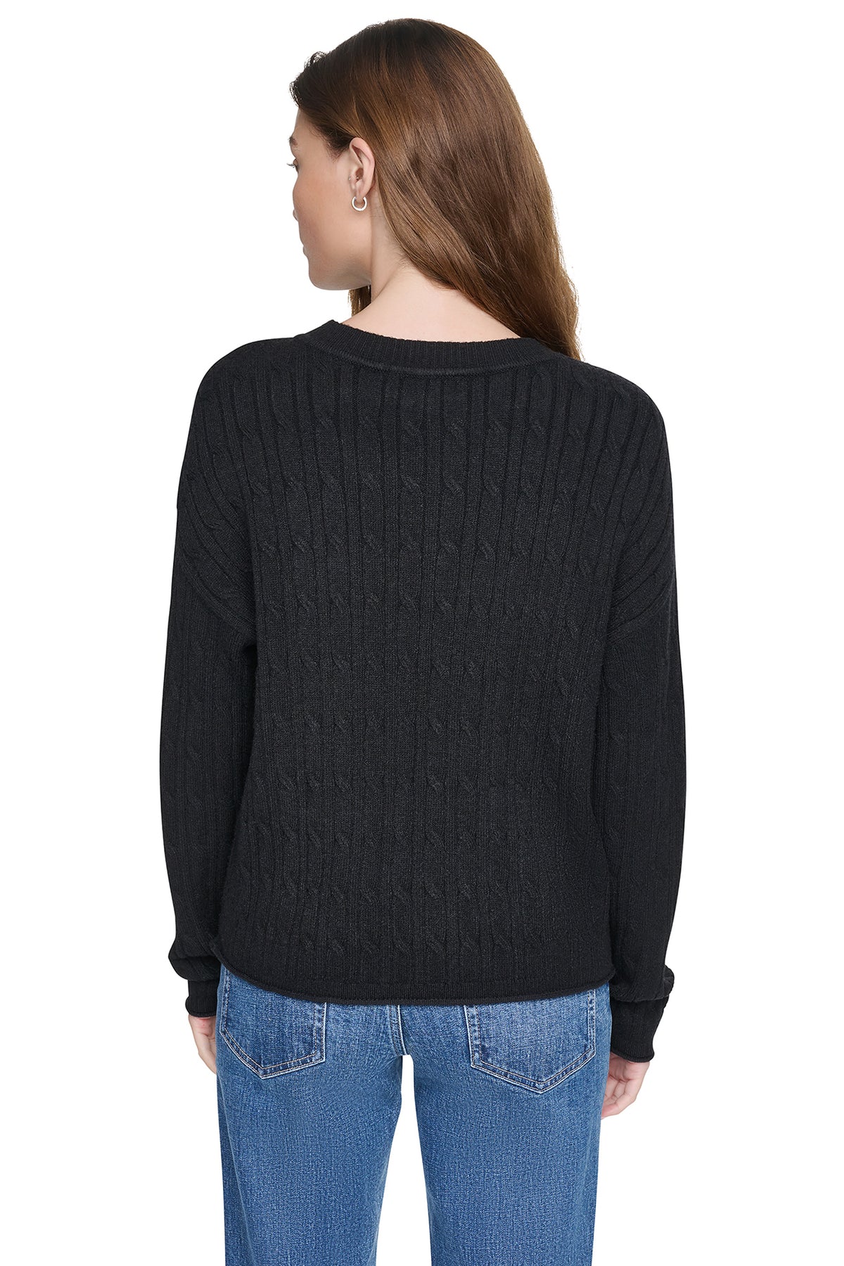 CABLE KNIT SWEATER VIEW 2