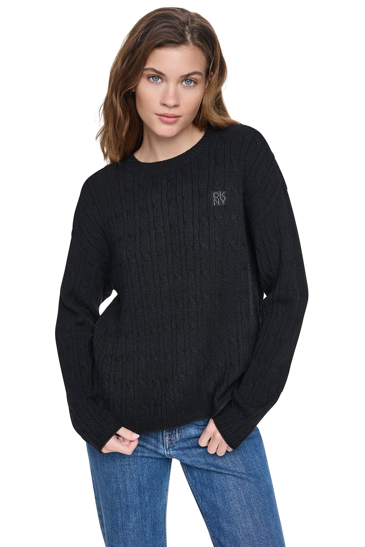 CABLE KNIT SWEATER VIEW 2