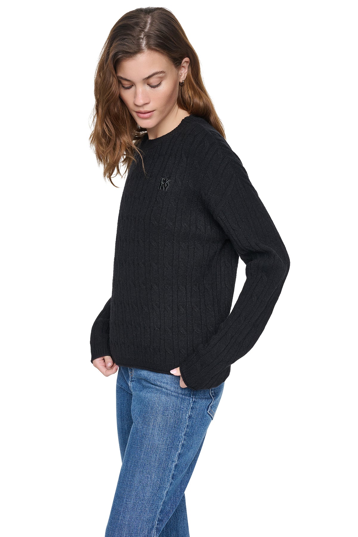 CABLE KNIT SWEATER VIEW 2