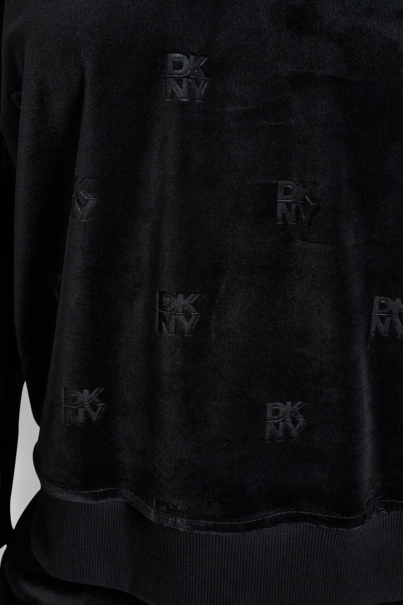 DKNY ALL OVER DEBOSSED LOGO PULLOVER VIEW 5 | DKNY Promo