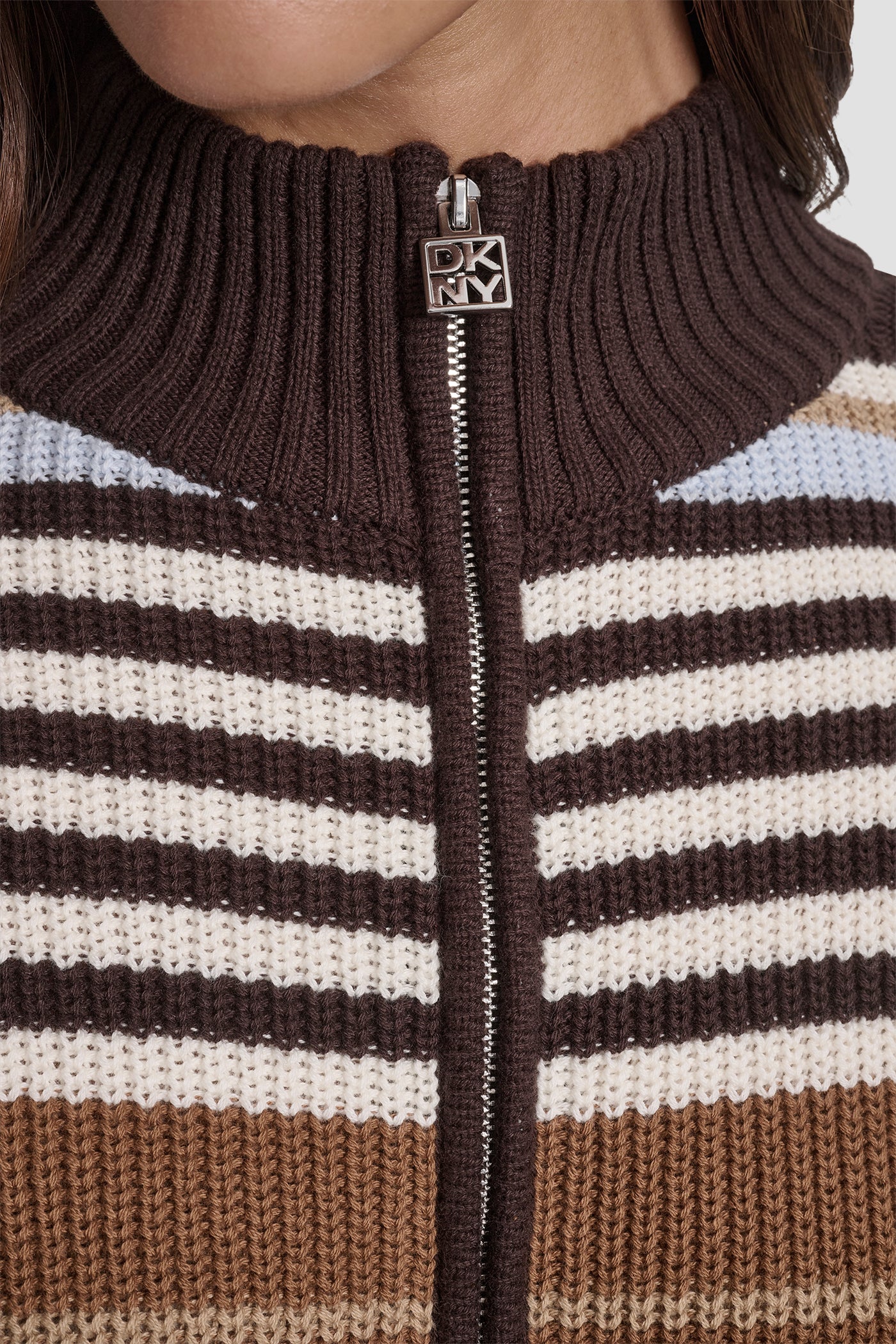 STRIPED 1/4 ZIP SWEATER VIEW 4 | Back-To-School Shop