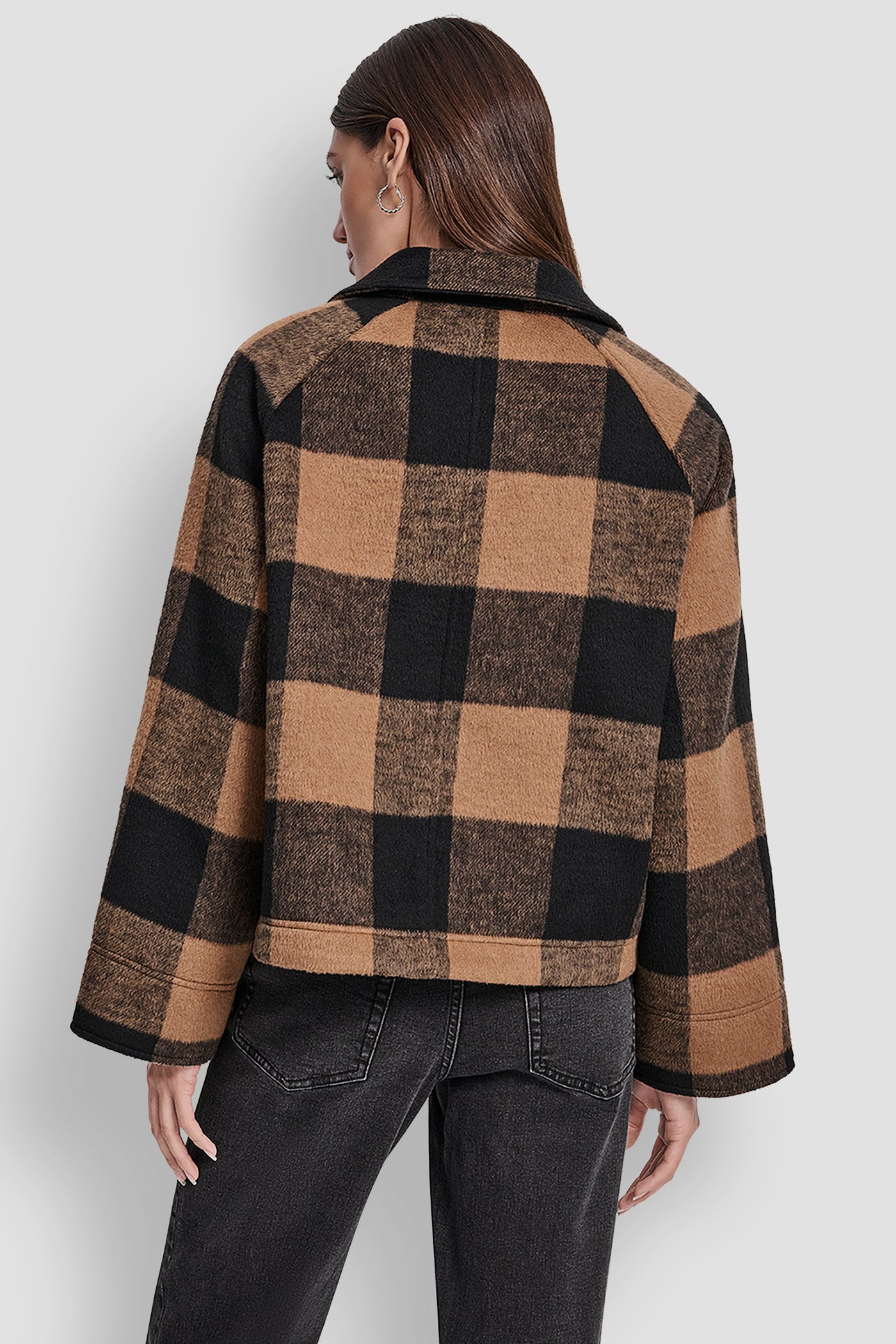 BUFFALO PLAID UTILITY JACKET VIEW 7 | DKNY JEANS