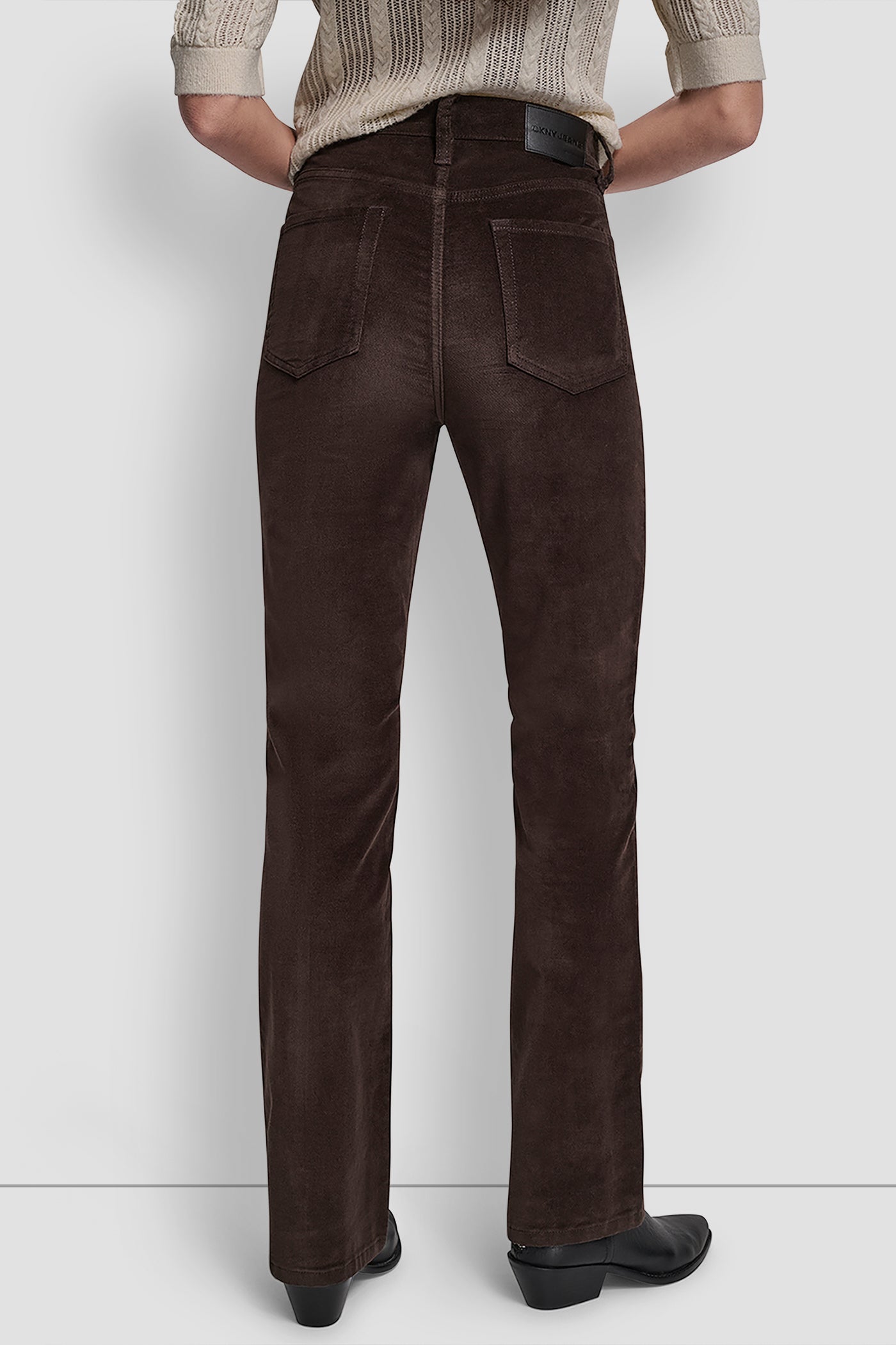 ESPRESSO HIGH RISE BOOTCUT 32 INCH INSEAM, BACK VIEW | Pants & Denim