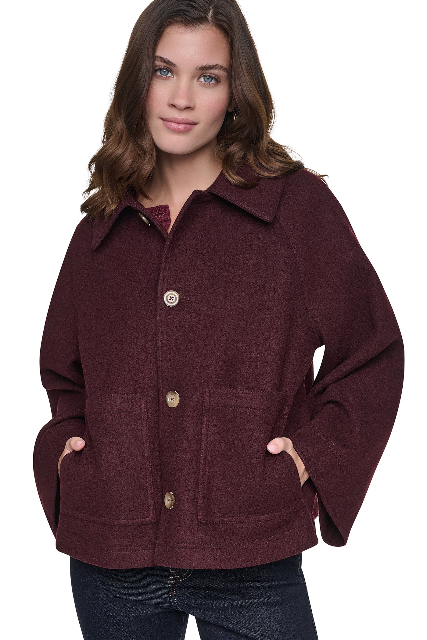 SHORT SWING COAT VIEW 1